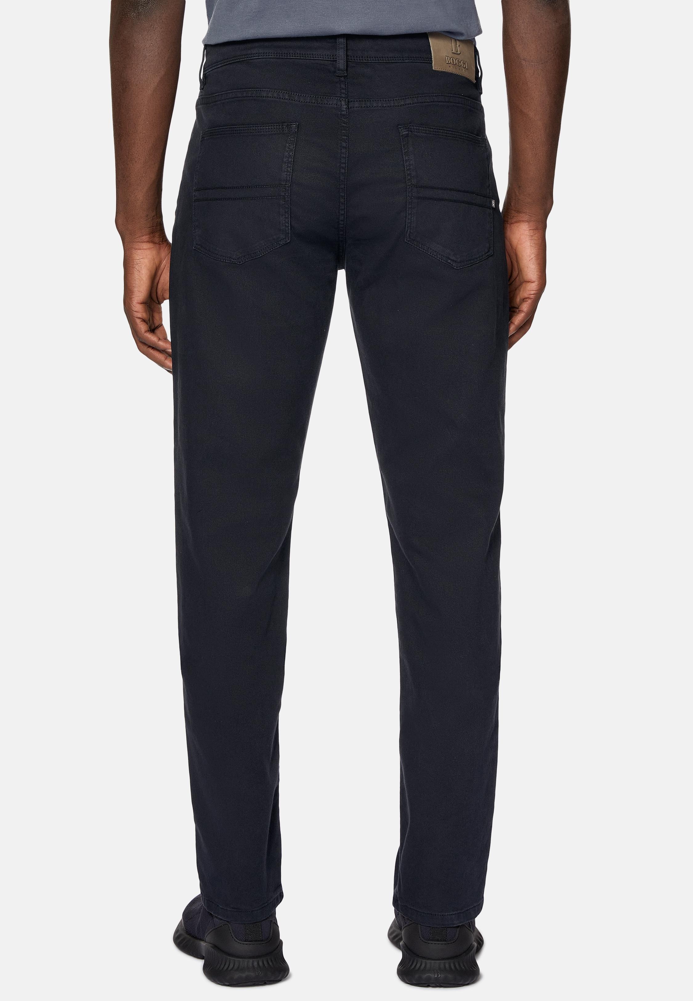 Blue Stretch Cotton Jeans, , large image number 2