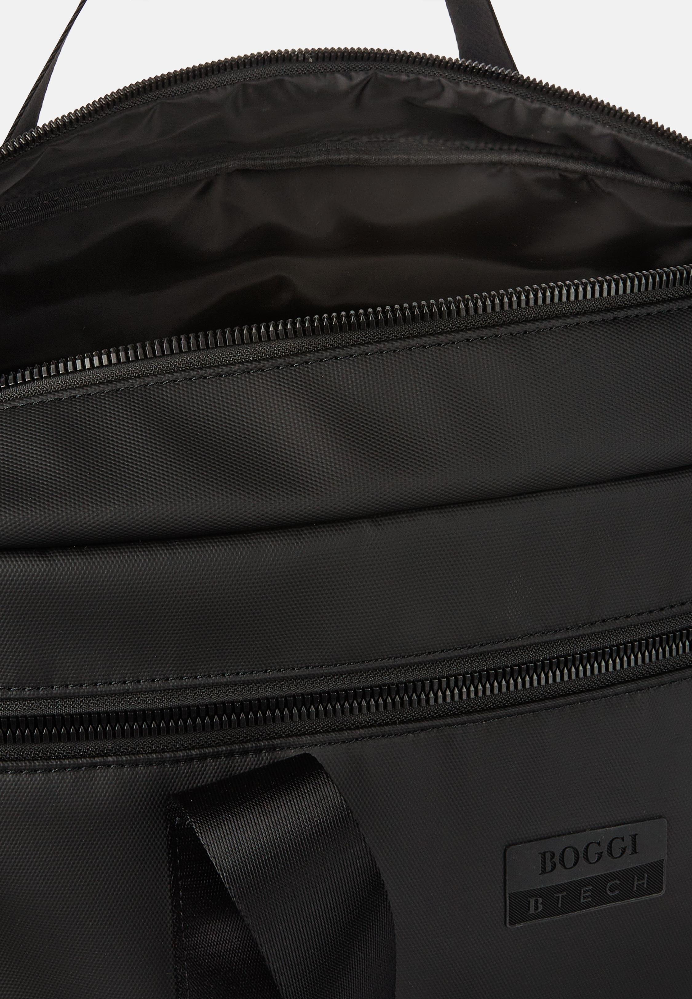 Black Travel Bag, Black, large image number 4