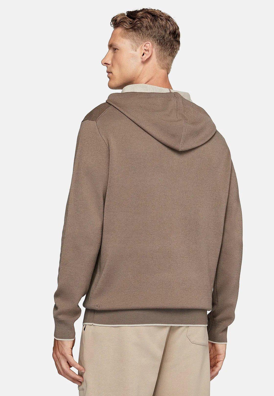 Brown Solid Casual Hoodie, , large image number 2