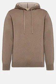 Brown Solid Casual Hoodie, , large image number 4