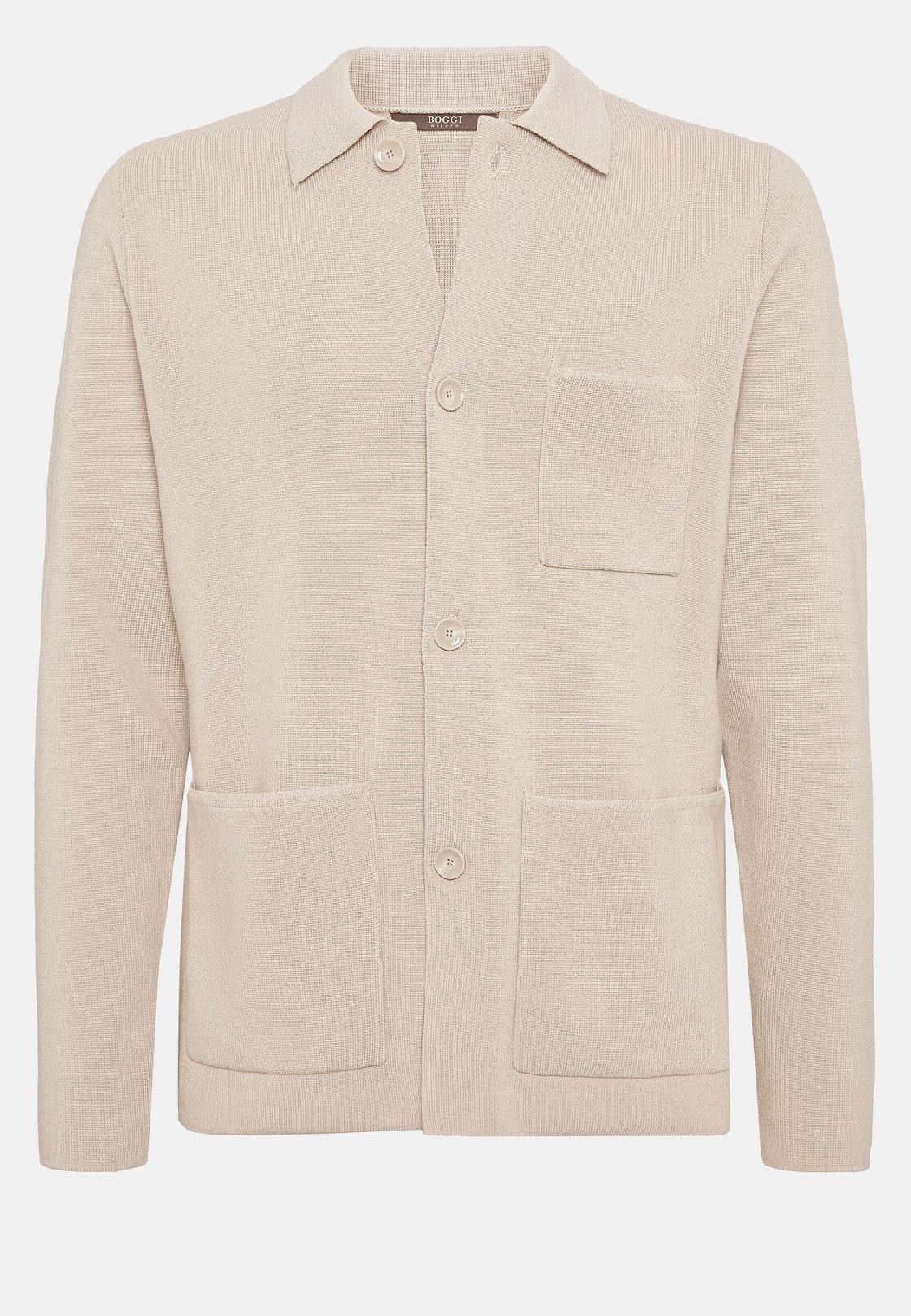 Beige Solid Long Over Shirt, Sand, large image number 4