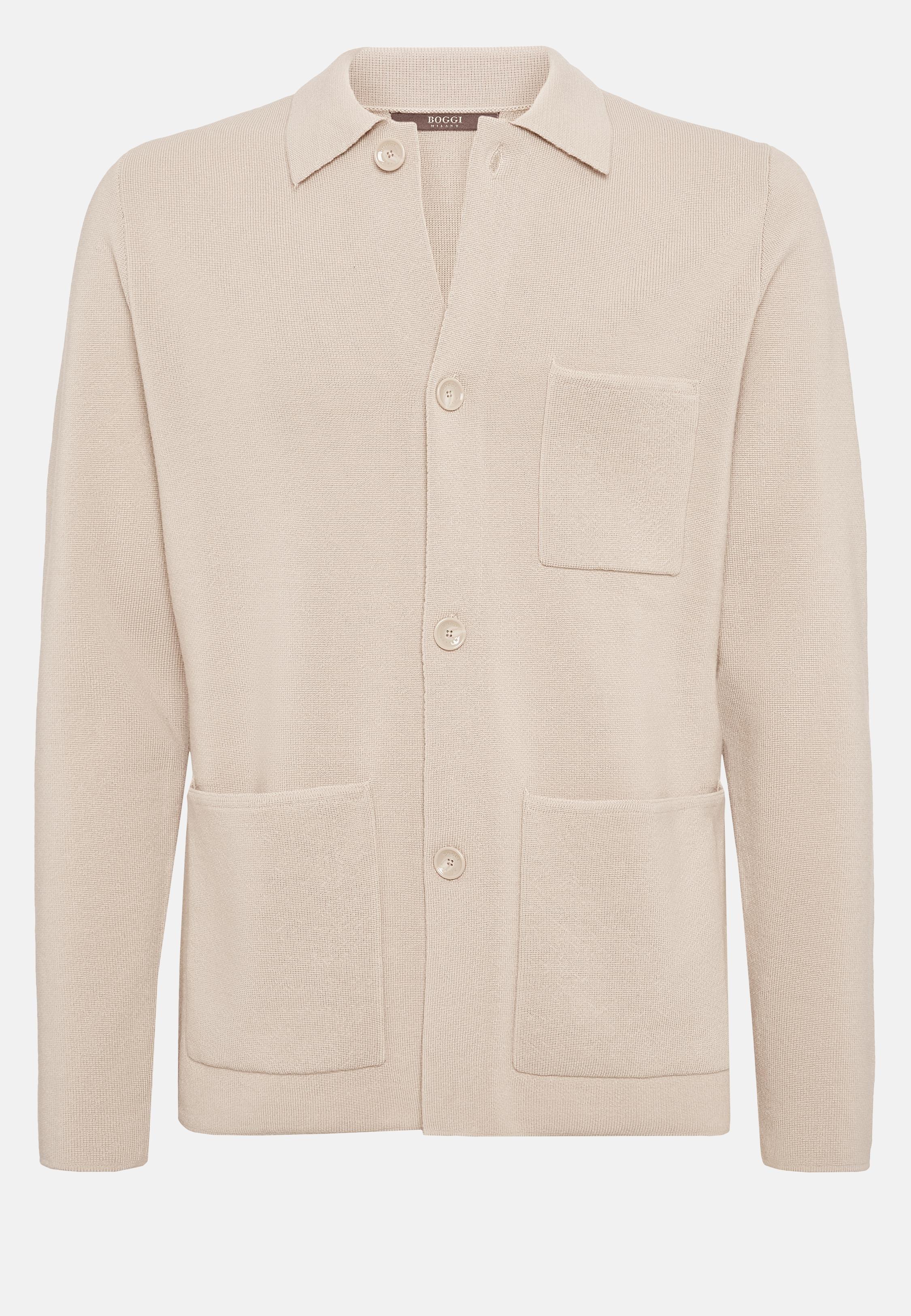 Beige Solid Long Over Shirt, Sand, large image number 6