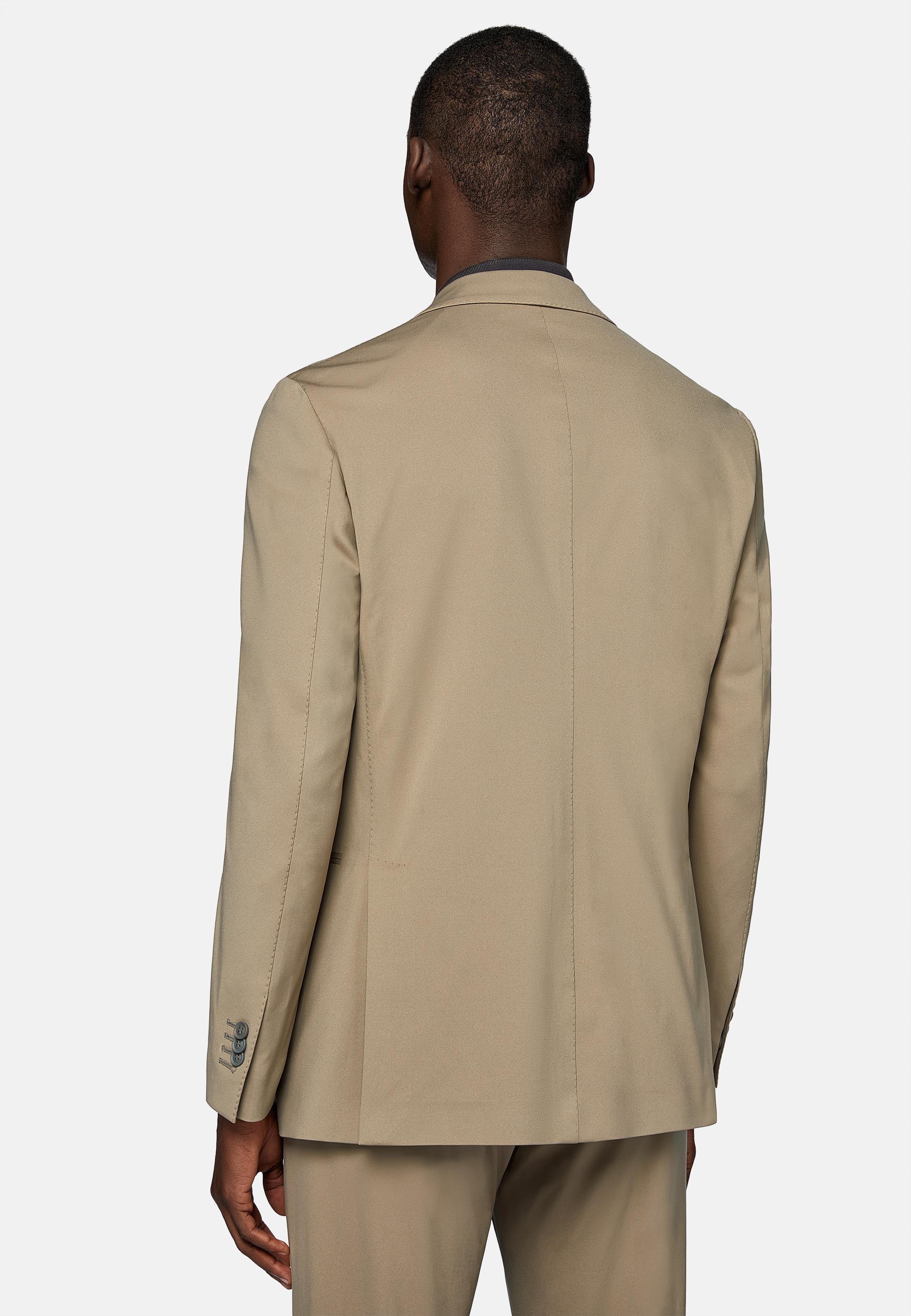 Beige B-Tech Nylon Jacket, , large image number 1
