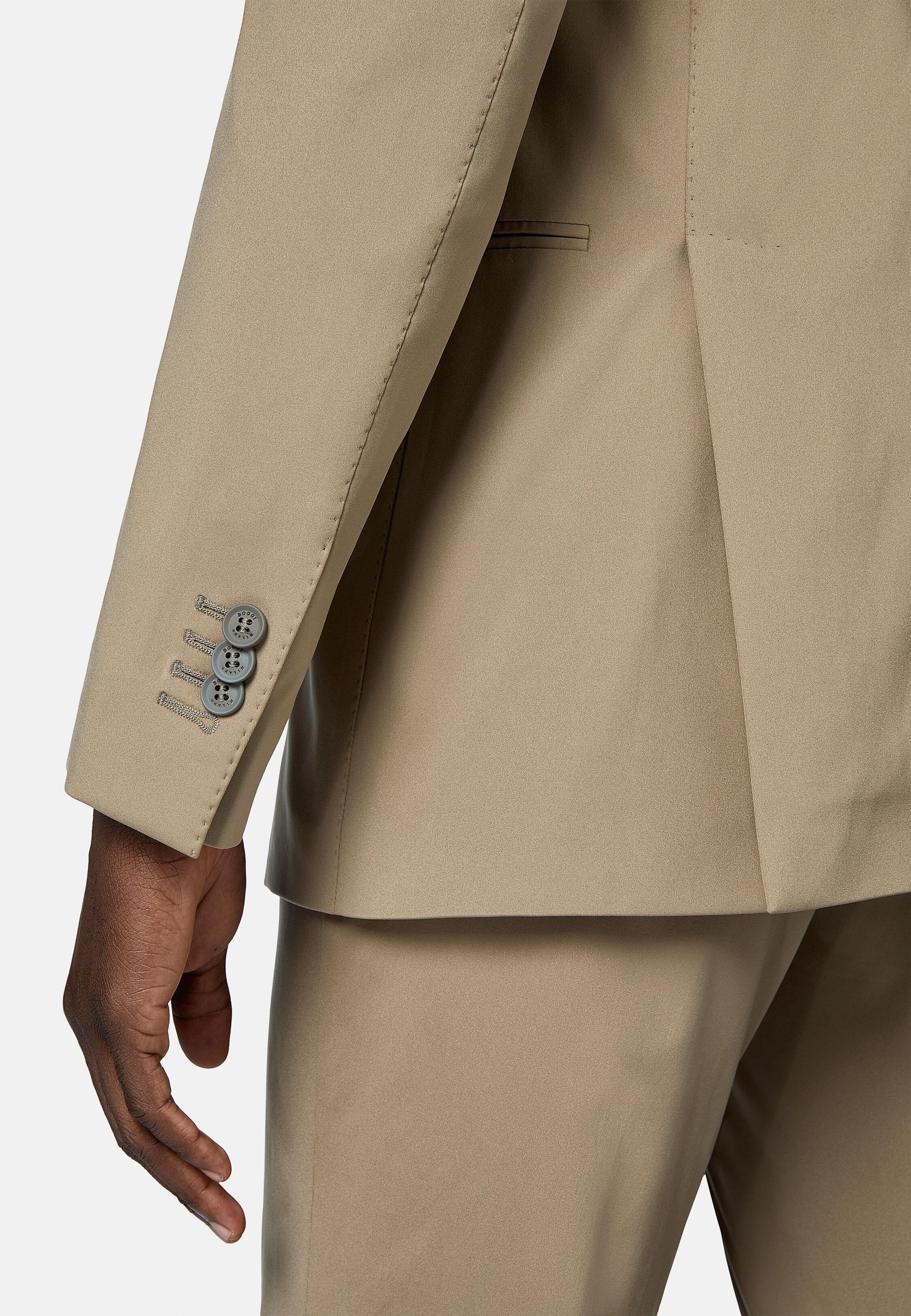 Beige B-Tech Nylon Jacket, Beige, large image number 5