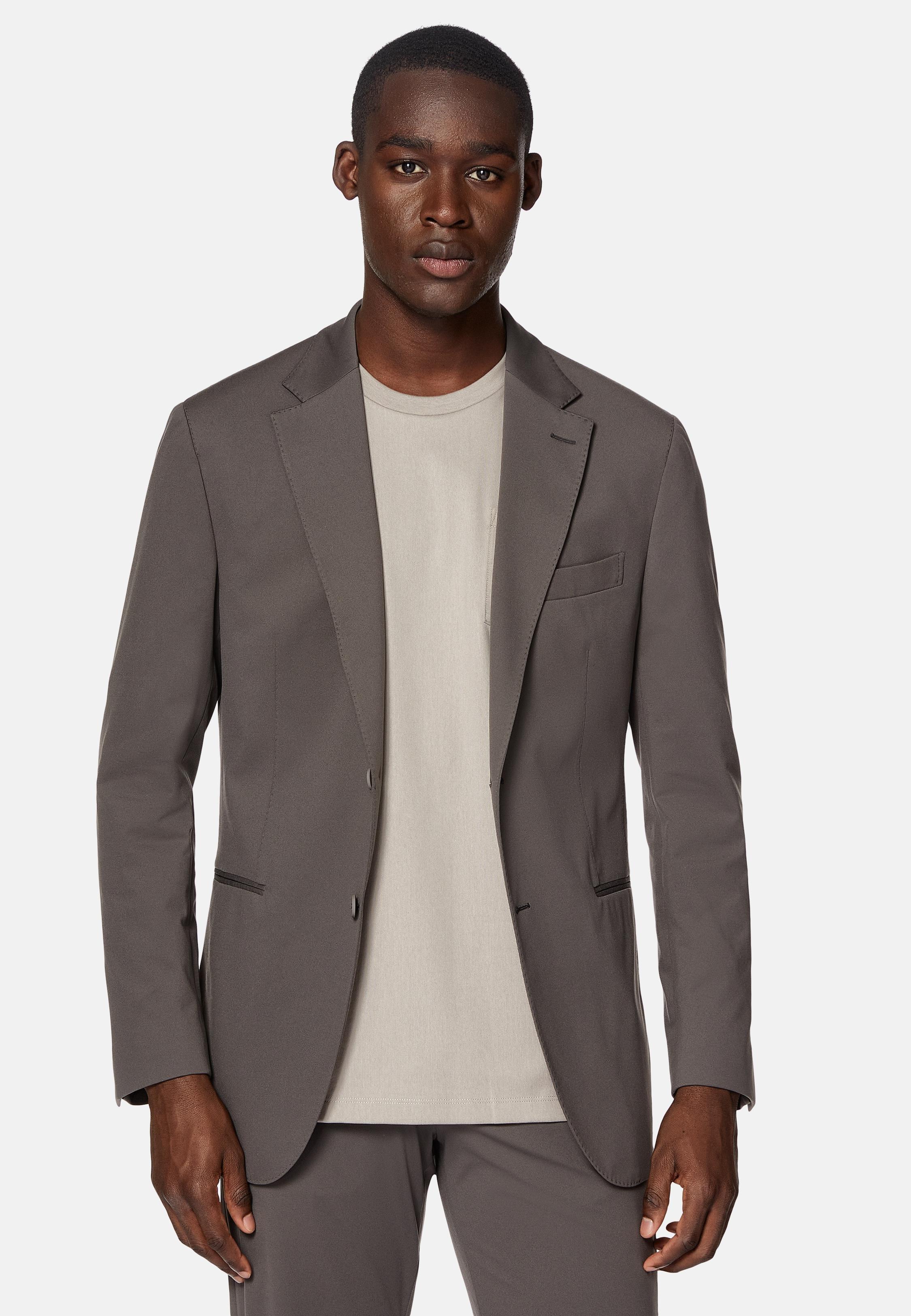 Grey B -Tech Nylon Jacket, , large image number 0