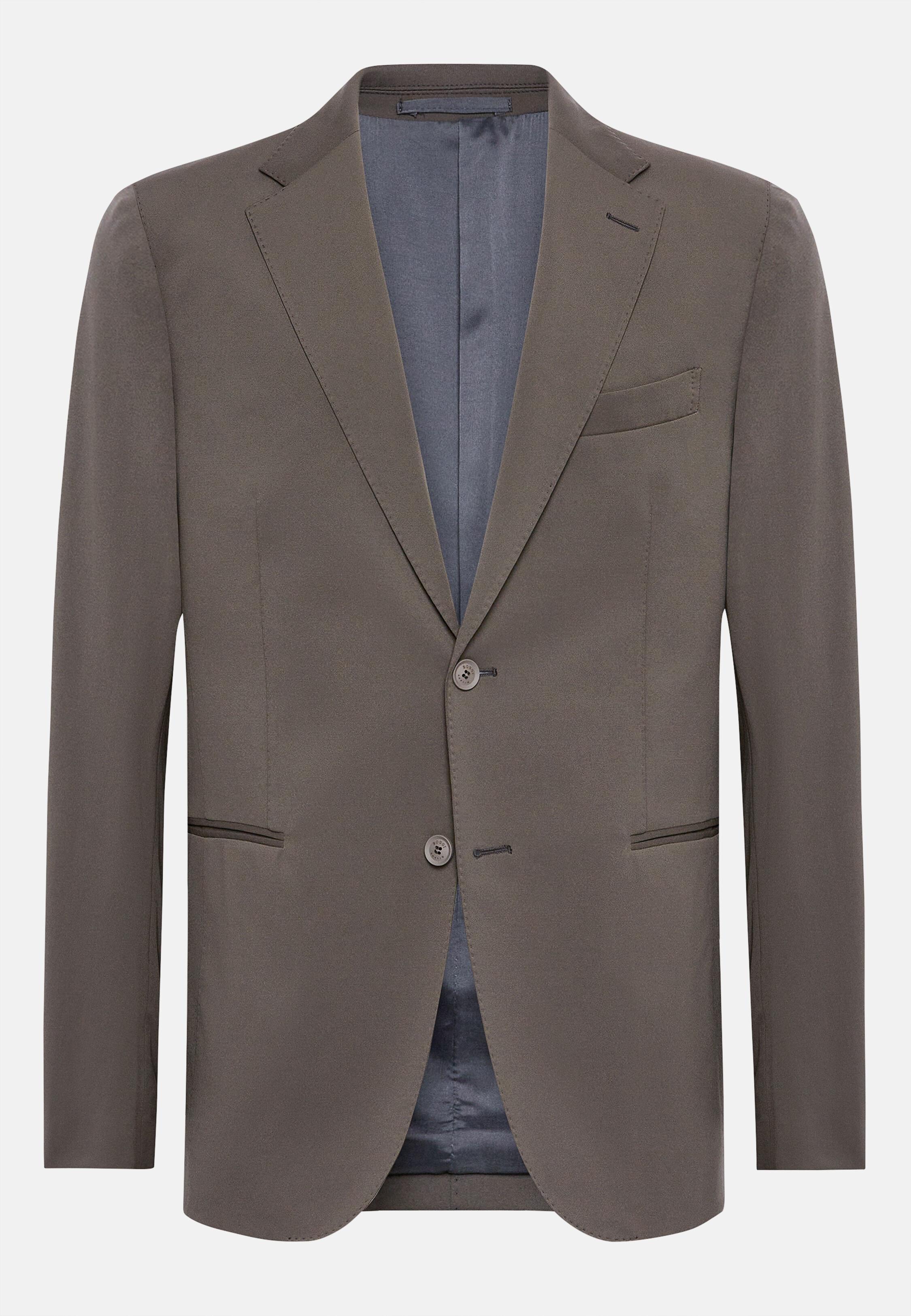 Grey B -Tech Nylon Jacket, Dark Grey, large image number 7