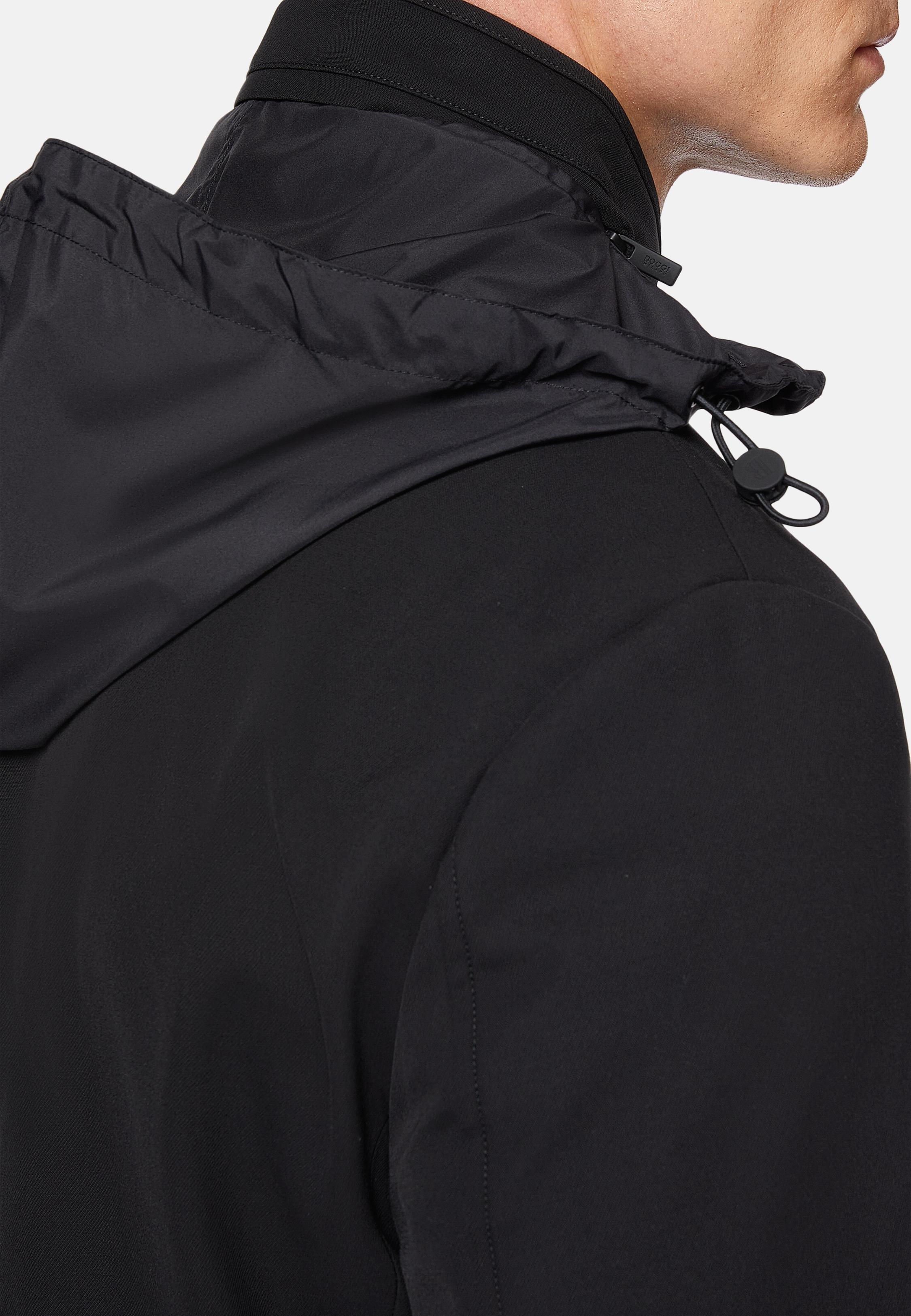 Black B-Tech Technical Fabric Jacket, , large image number 2