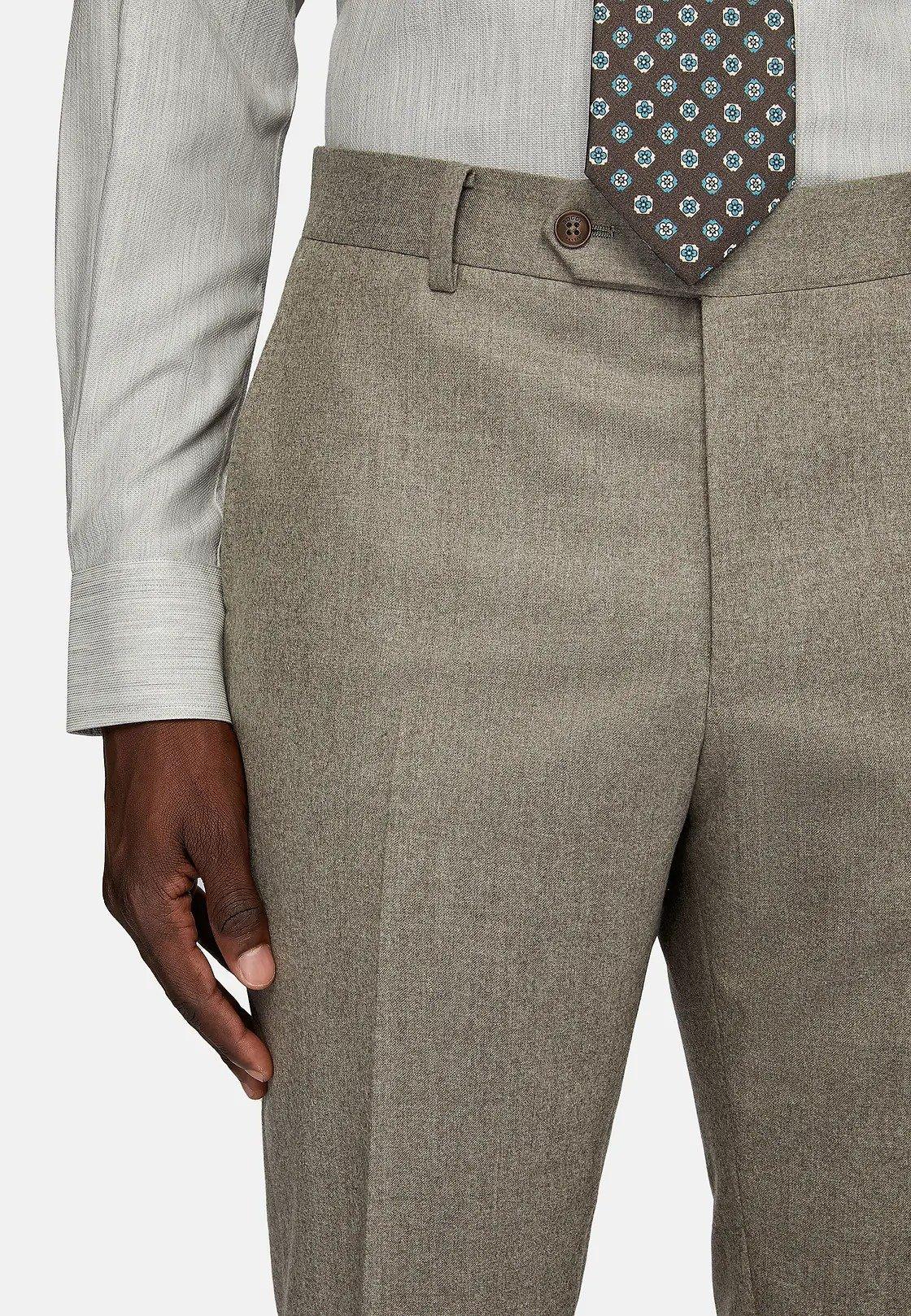 BROWN Dove Grey Pure Wool Suit, , large image number 6
