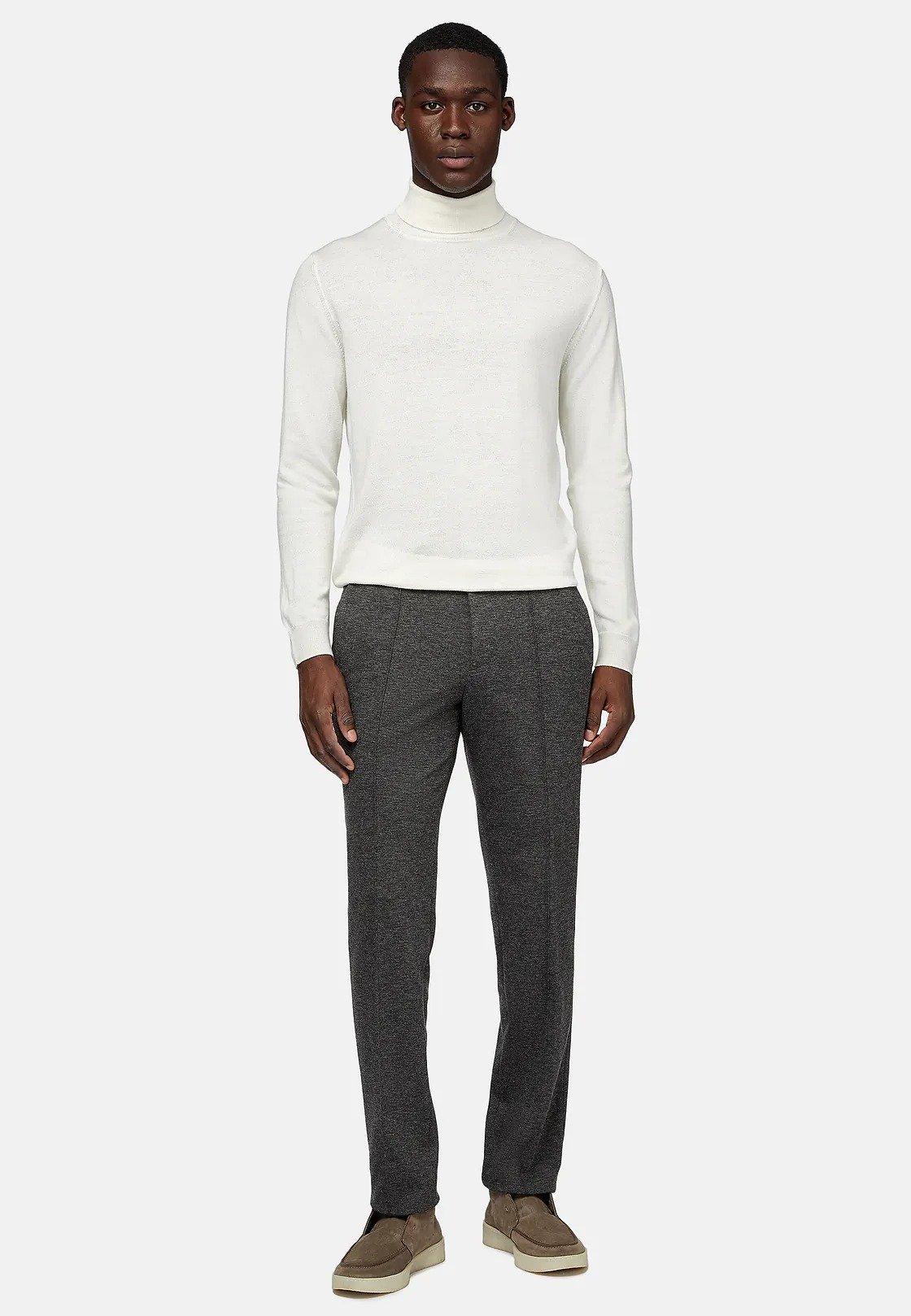 Grey Roberto Stretch Trousers, , large image number 2
