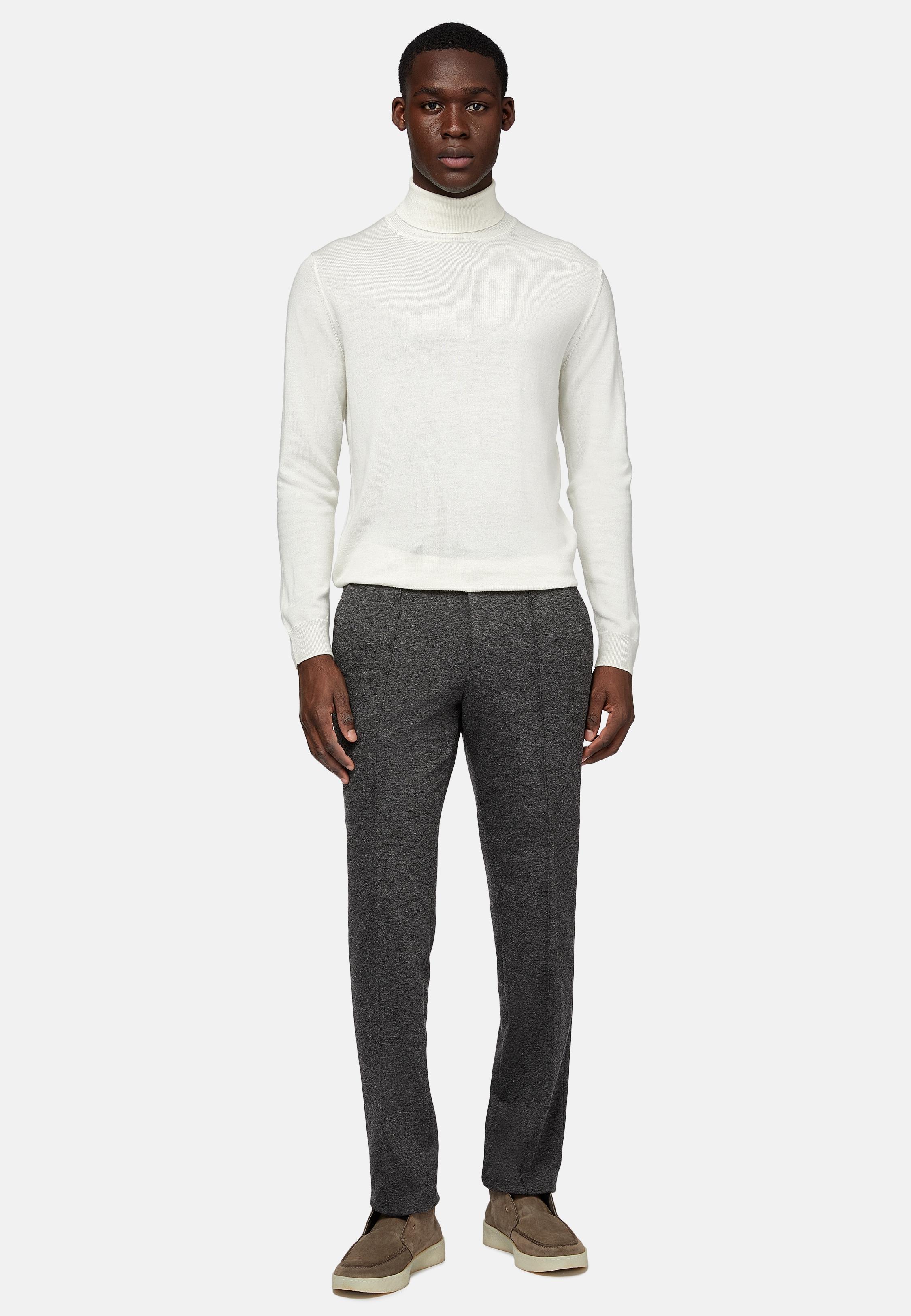 Grey Roberto Stretch Trousers, , large image number 3
