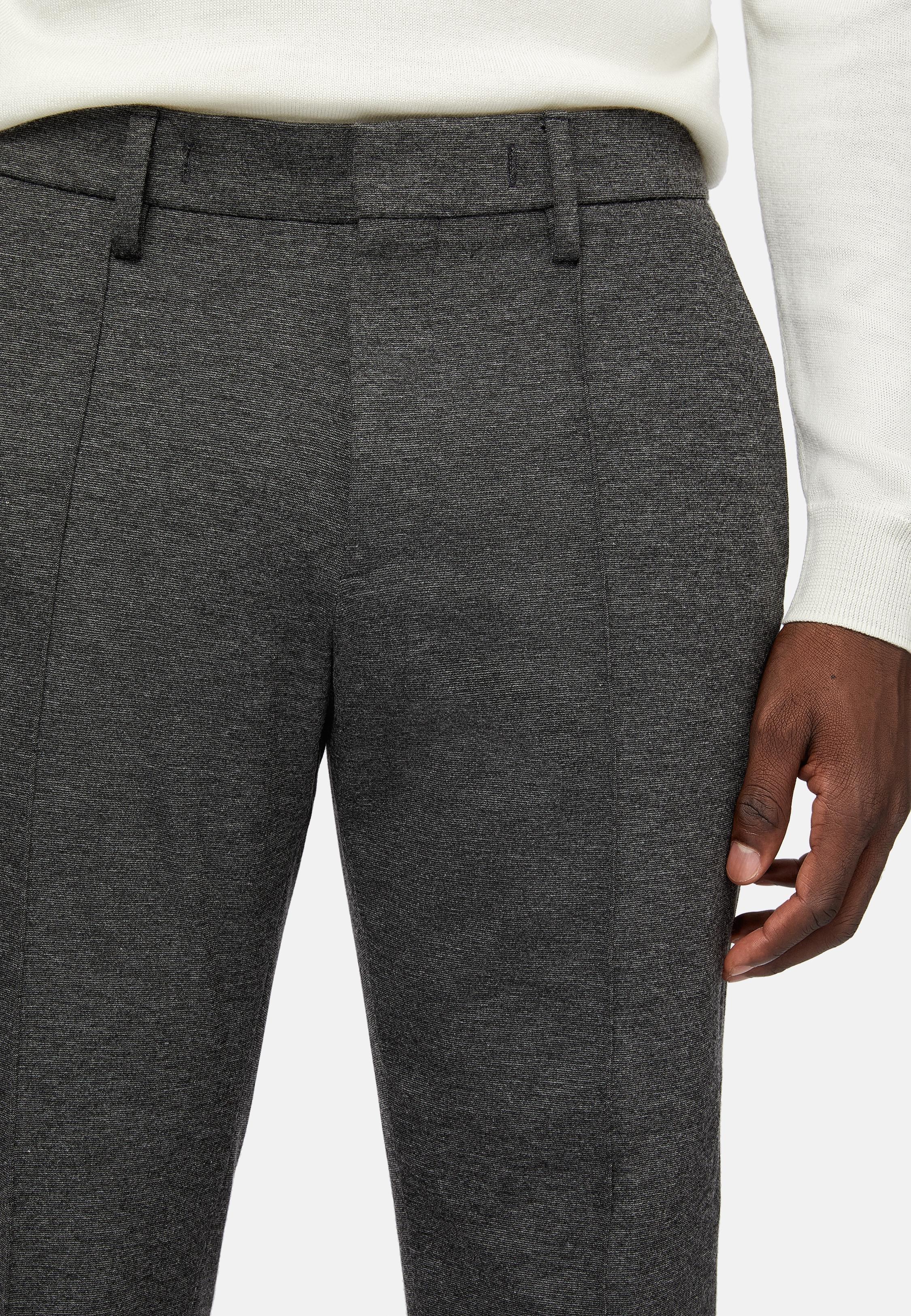 Grey Roberto Stretch Trousers, , large image number 6