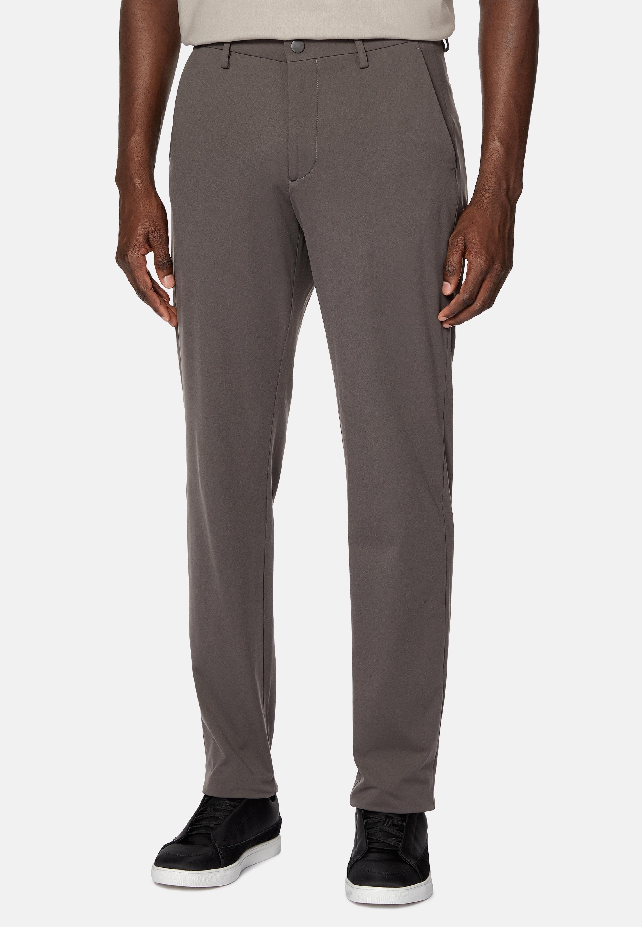 Grey B-Tech Stretch Nylon Trousers, , large image number 0