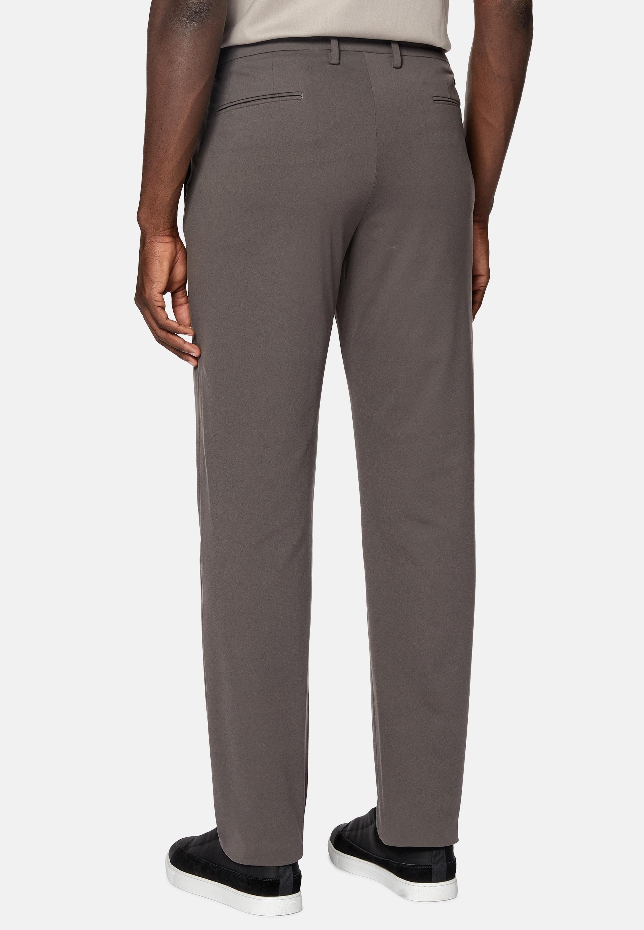 Grey B-Tech Stretch Nylon Trousers, , large image number 2