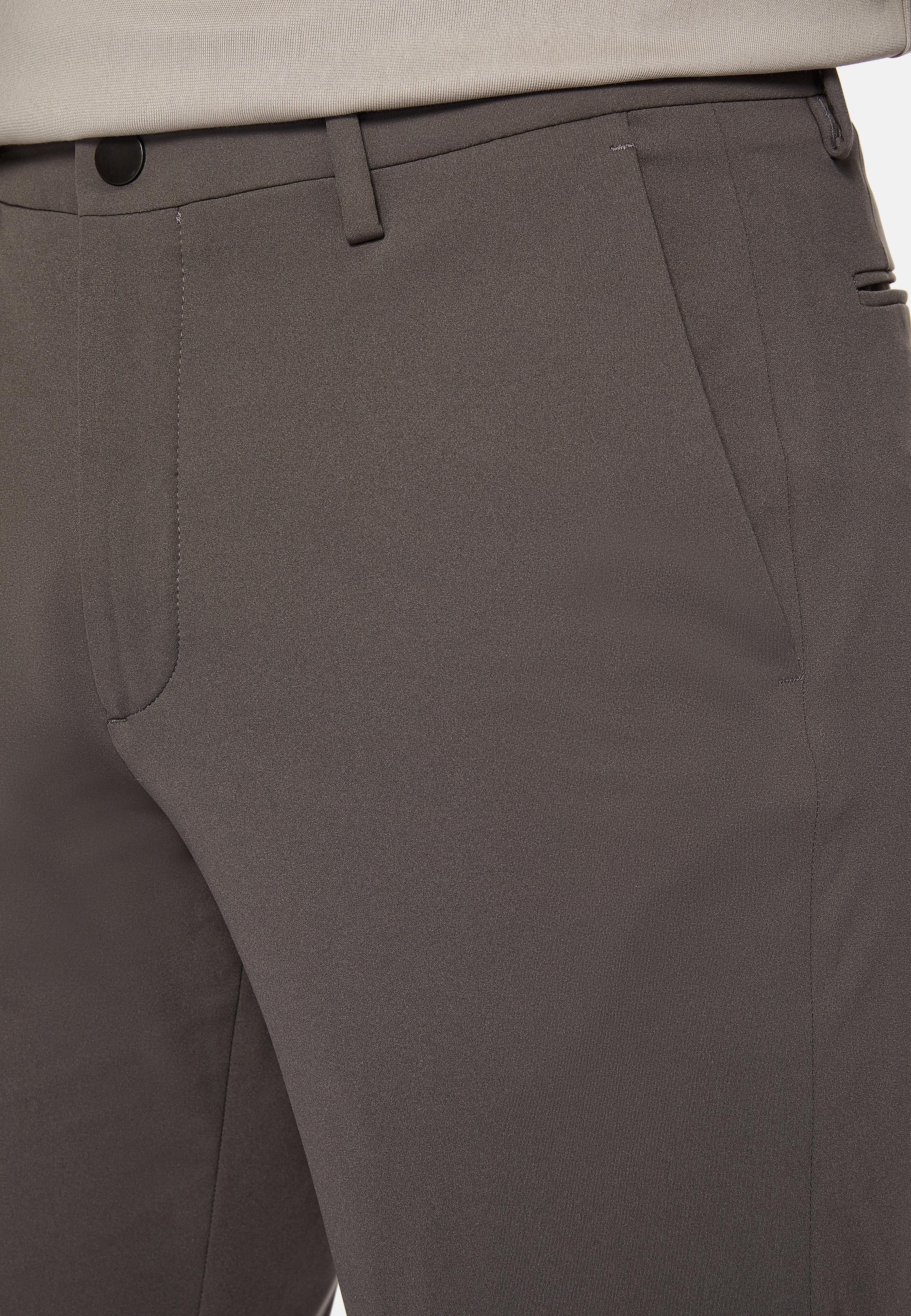 Grey B-Tech Stretch Nylon Trousers, Dark Grey, large image number 6