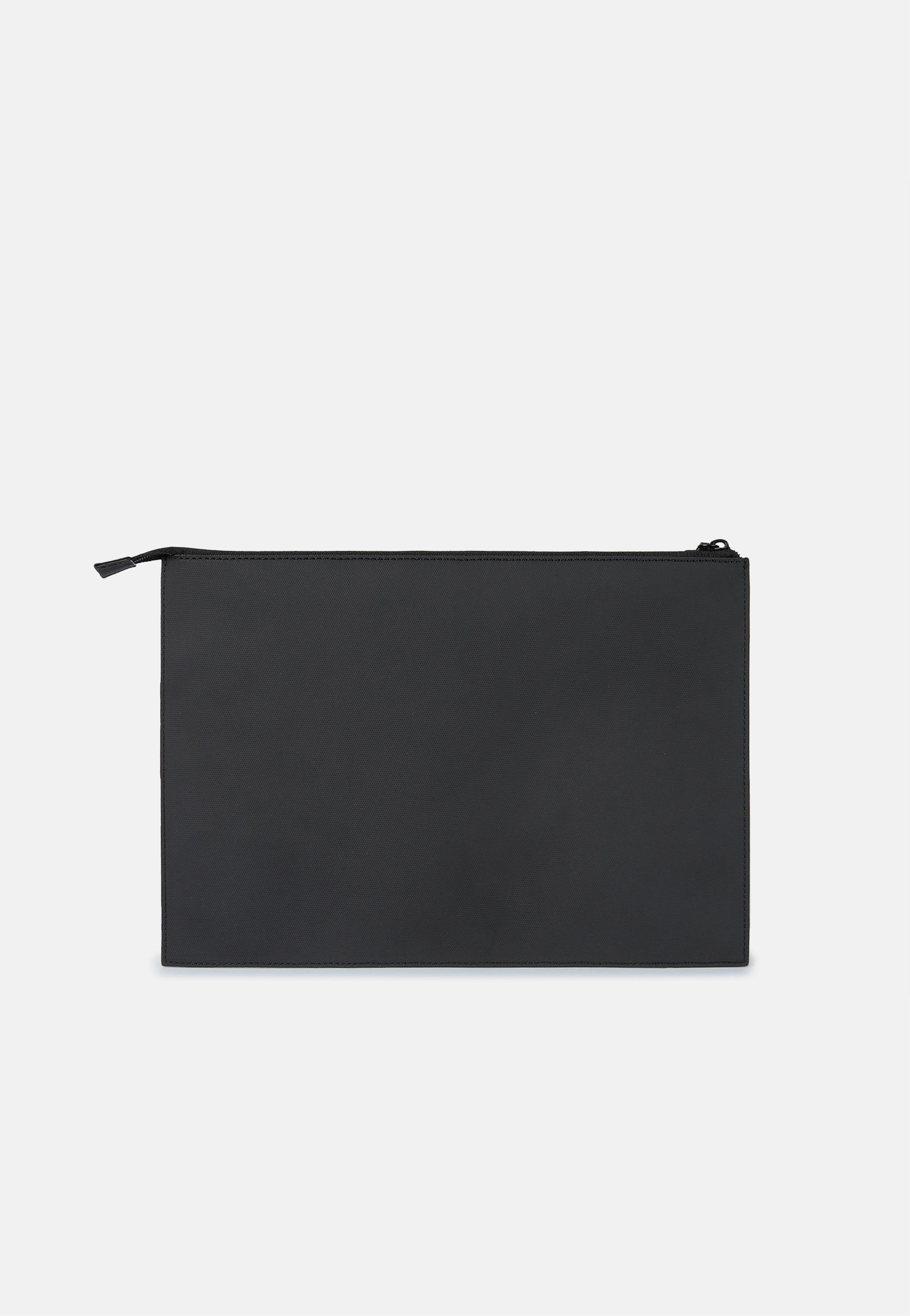 Black Technical Fabric Clutch Bag, Black, large image number 2