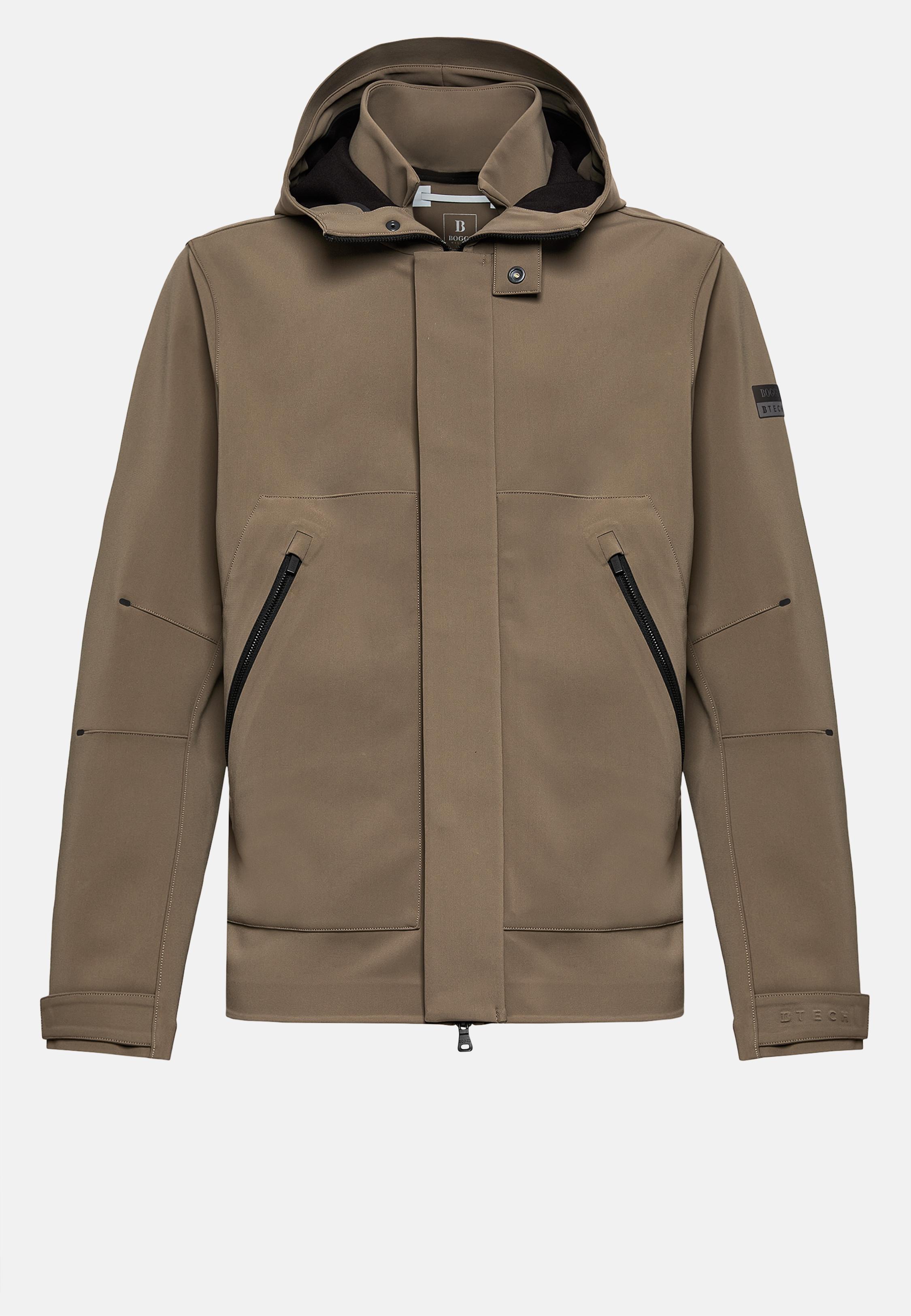 Brown B-Tech Recycled Technical Fabric Jacket, , large image number 3