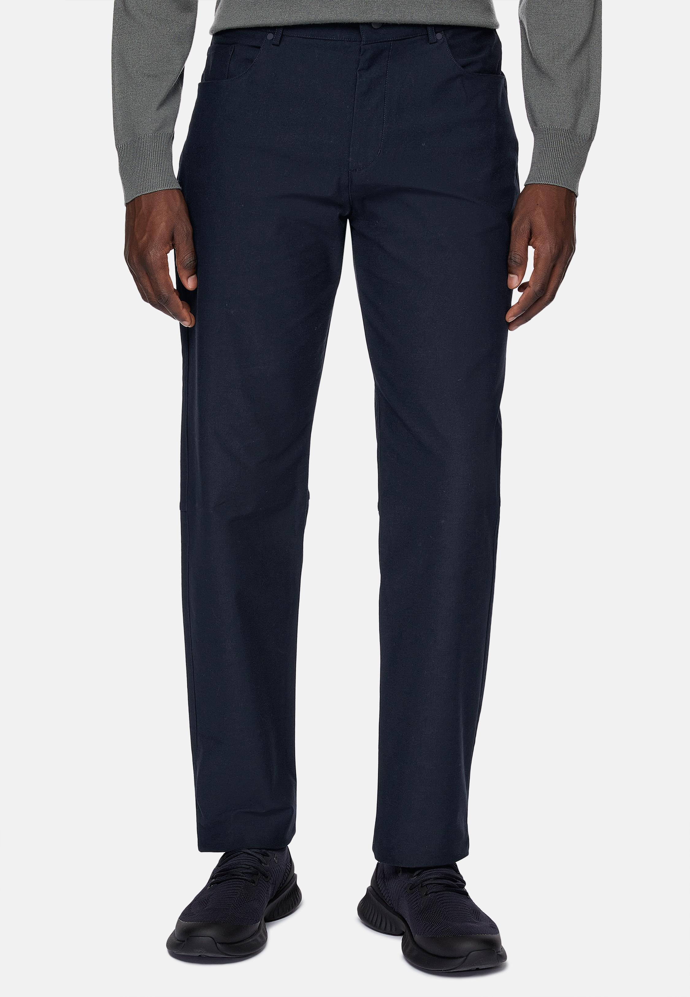 Blue B -Tech Jeans In Technical Fabric, , large image number 0