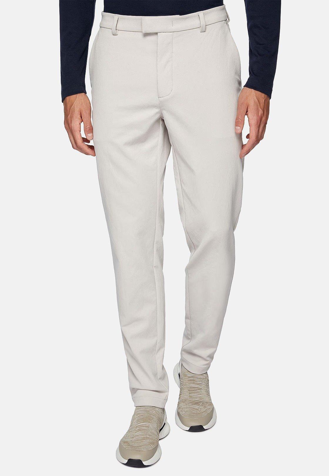 Beige Plain Chinos, , large image number 0