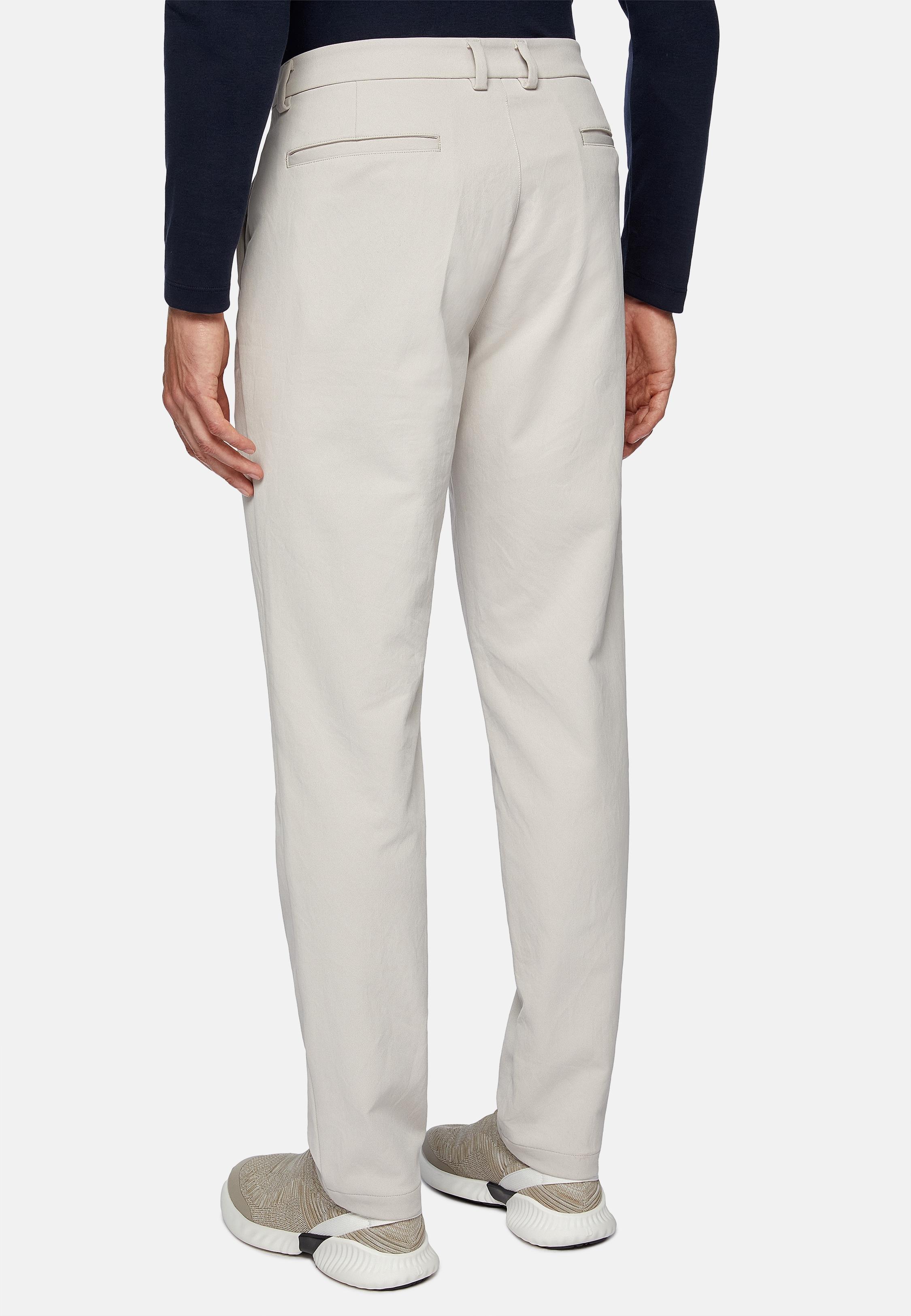 Beige Plain Chinos, , large image number 5