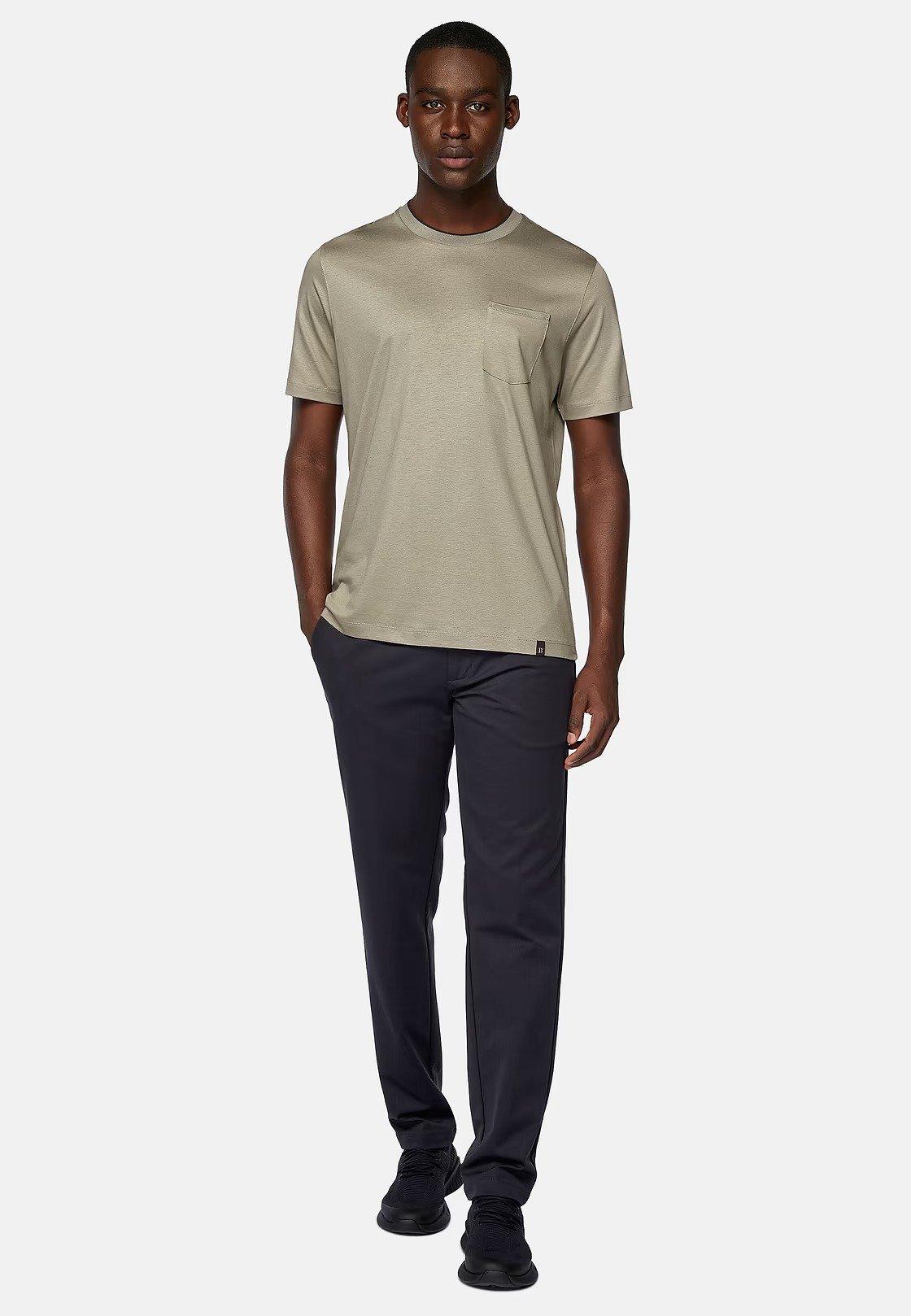 Navy Textured Casual Trousers, , large image number 2