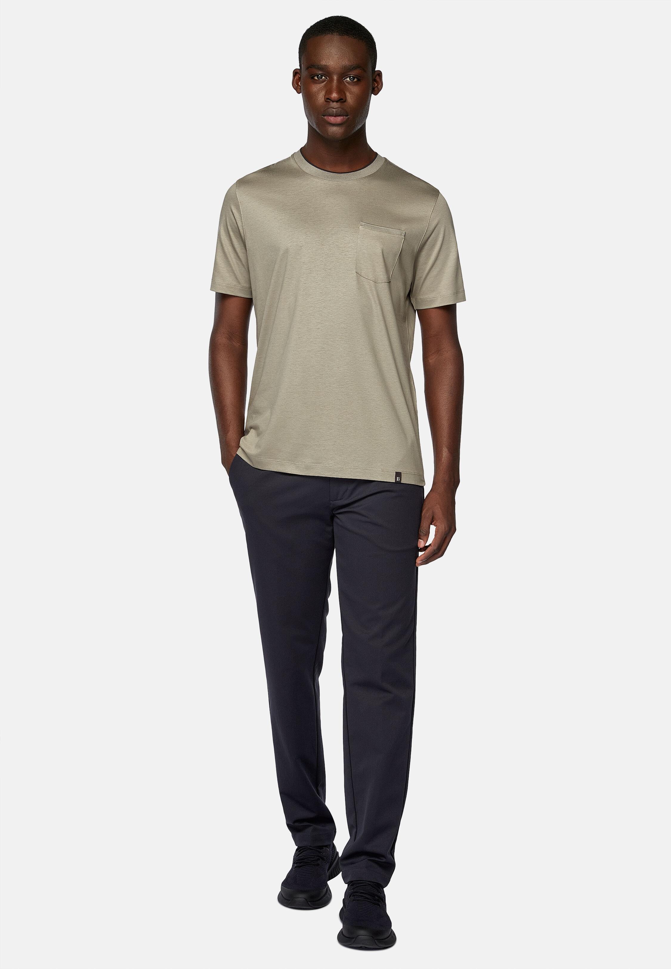 Navy Textured Casual Trousers, Navy blue, large image number 3