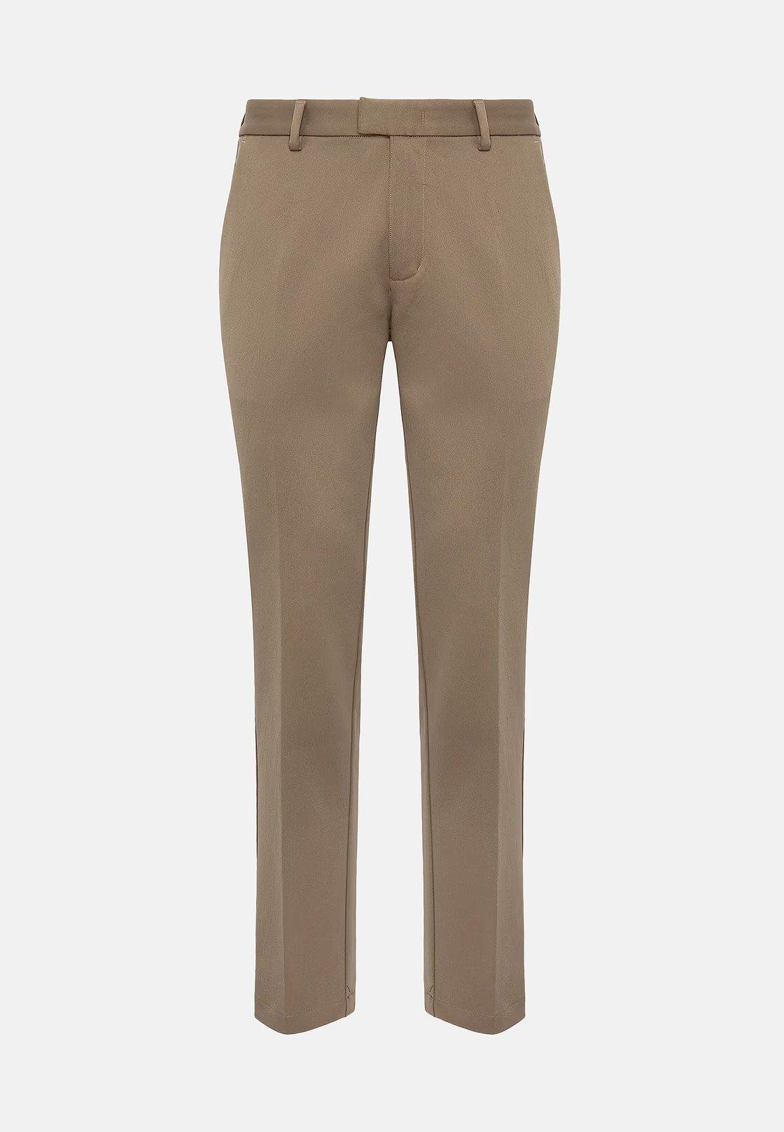 Brown Chinos Stretch Fabric, , large image number 4