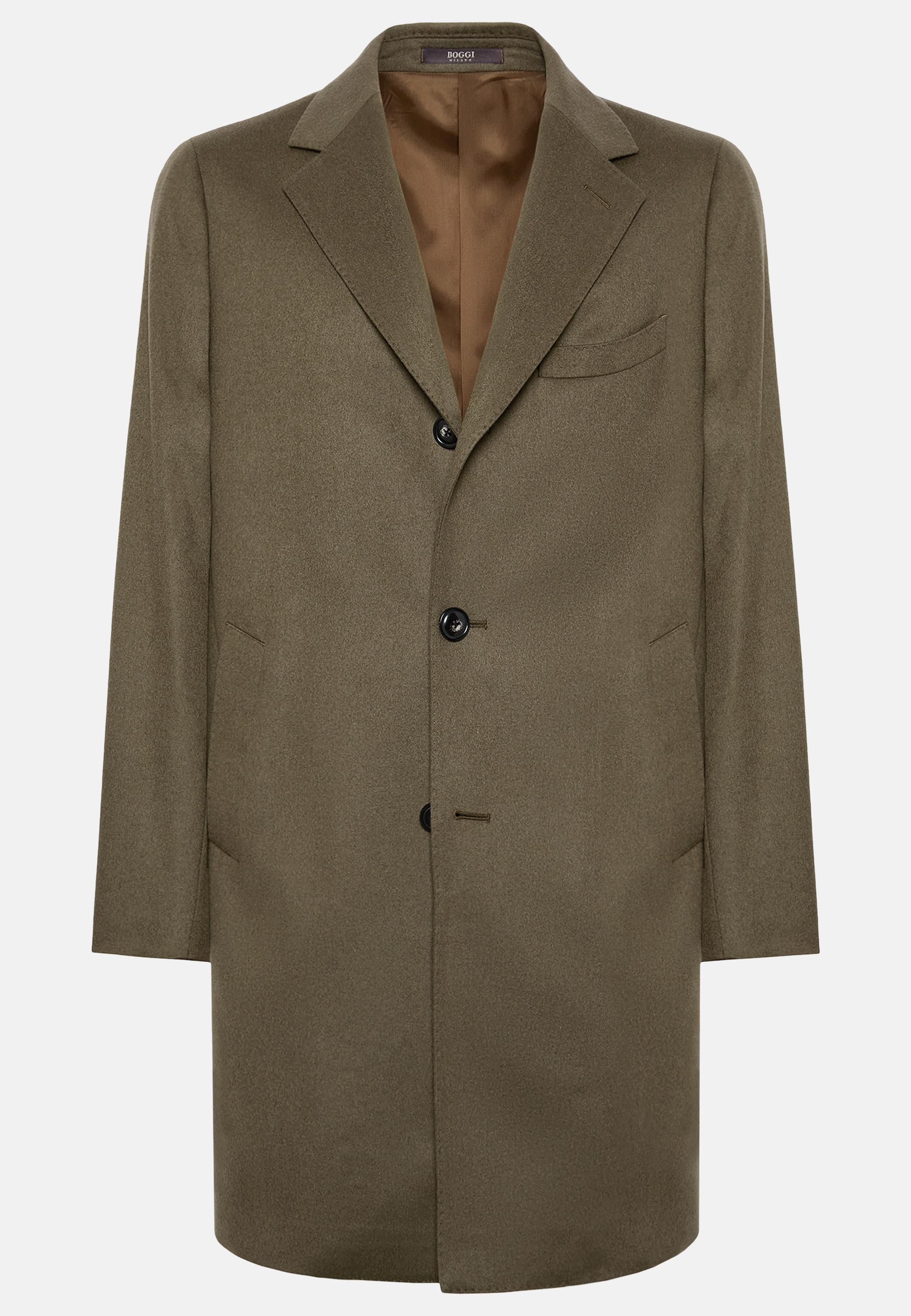 Green Long Solid Coat, , large image number 6
