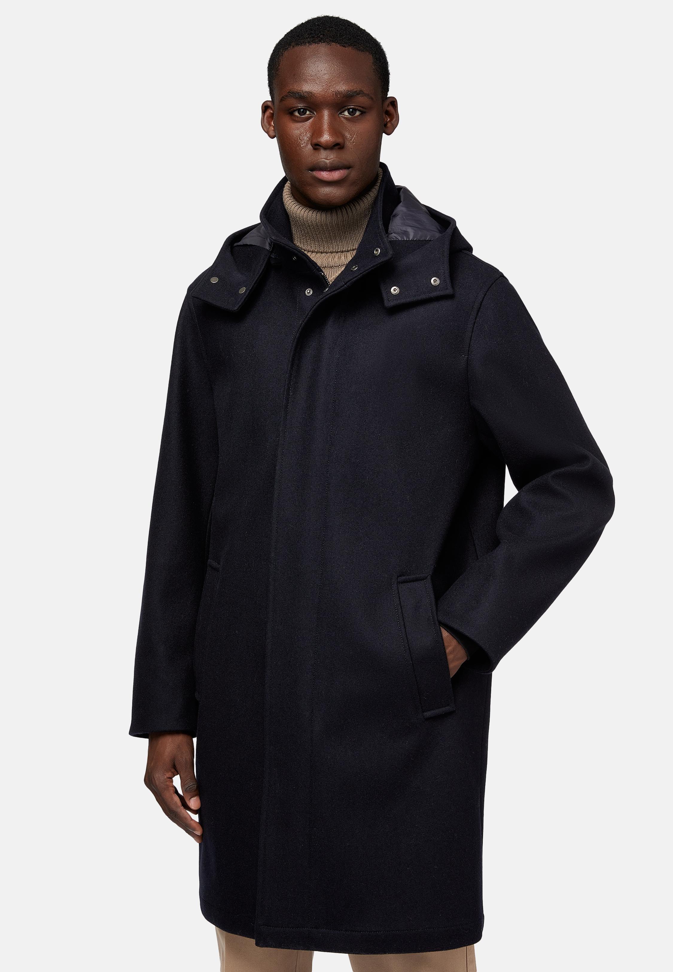 Navy Long Parka, , large image number 1