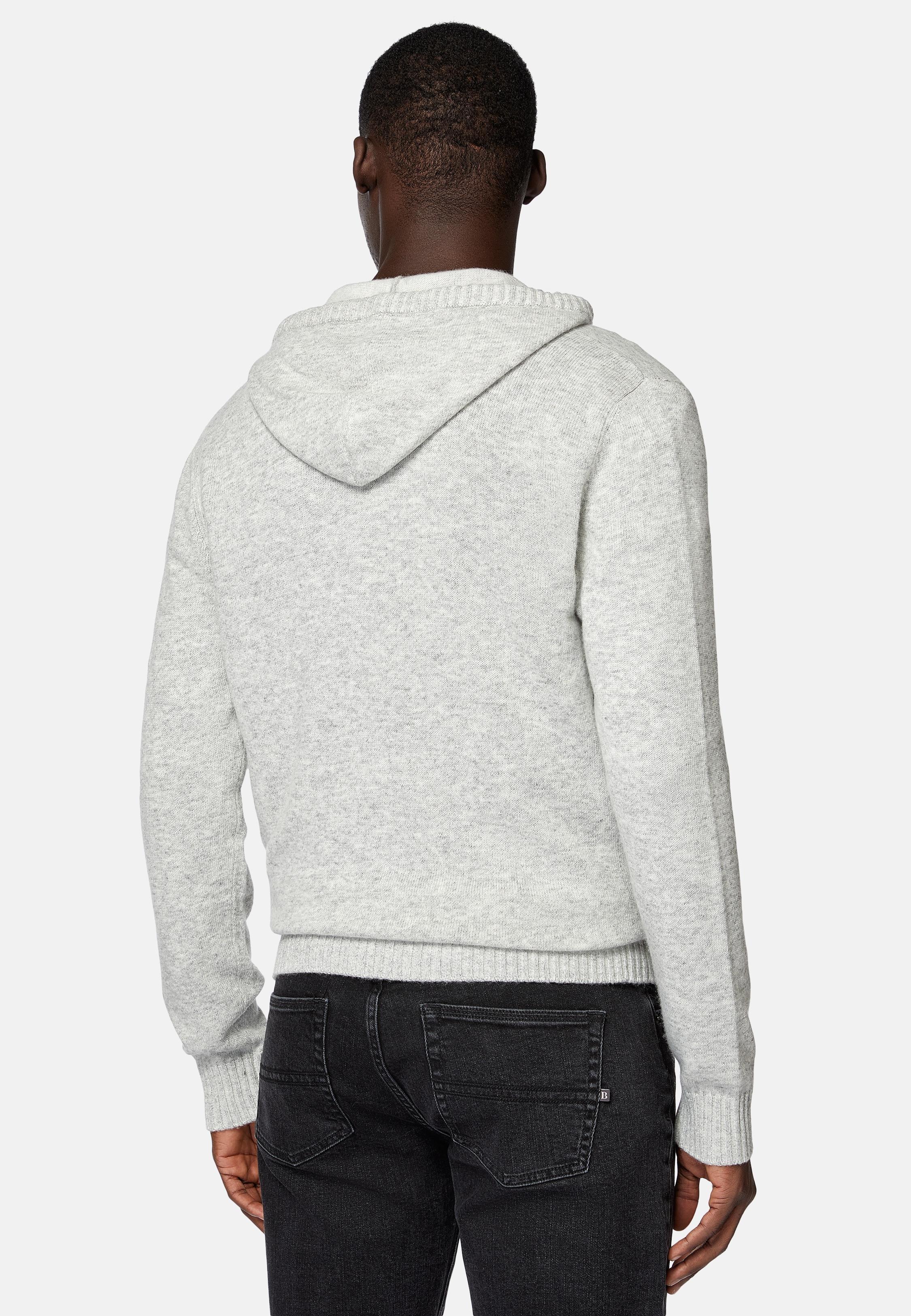 Grey Solid Casual Jumper, Grey, large image number 3