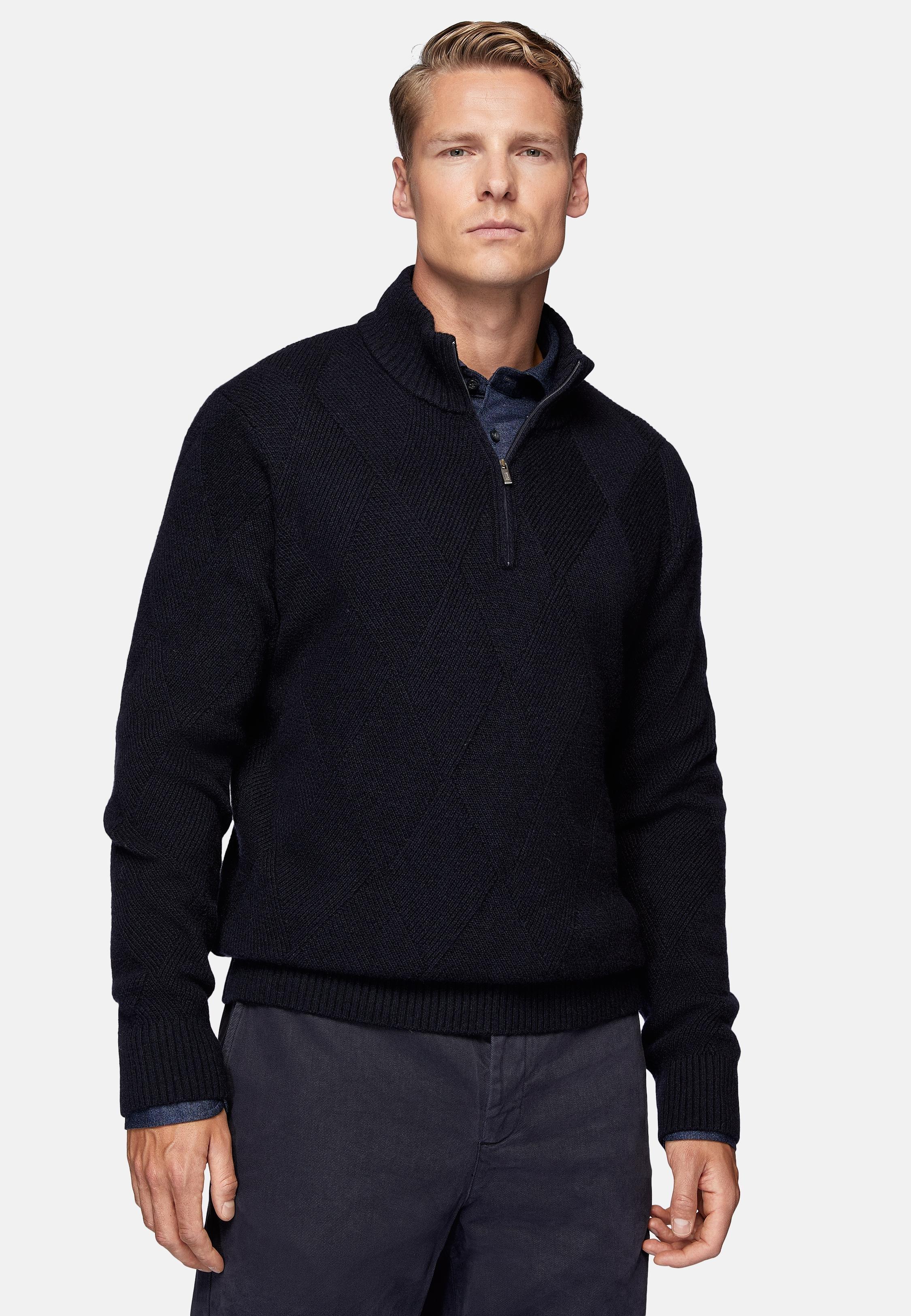 Navy Long Jumper, Navy blue, large image number 1