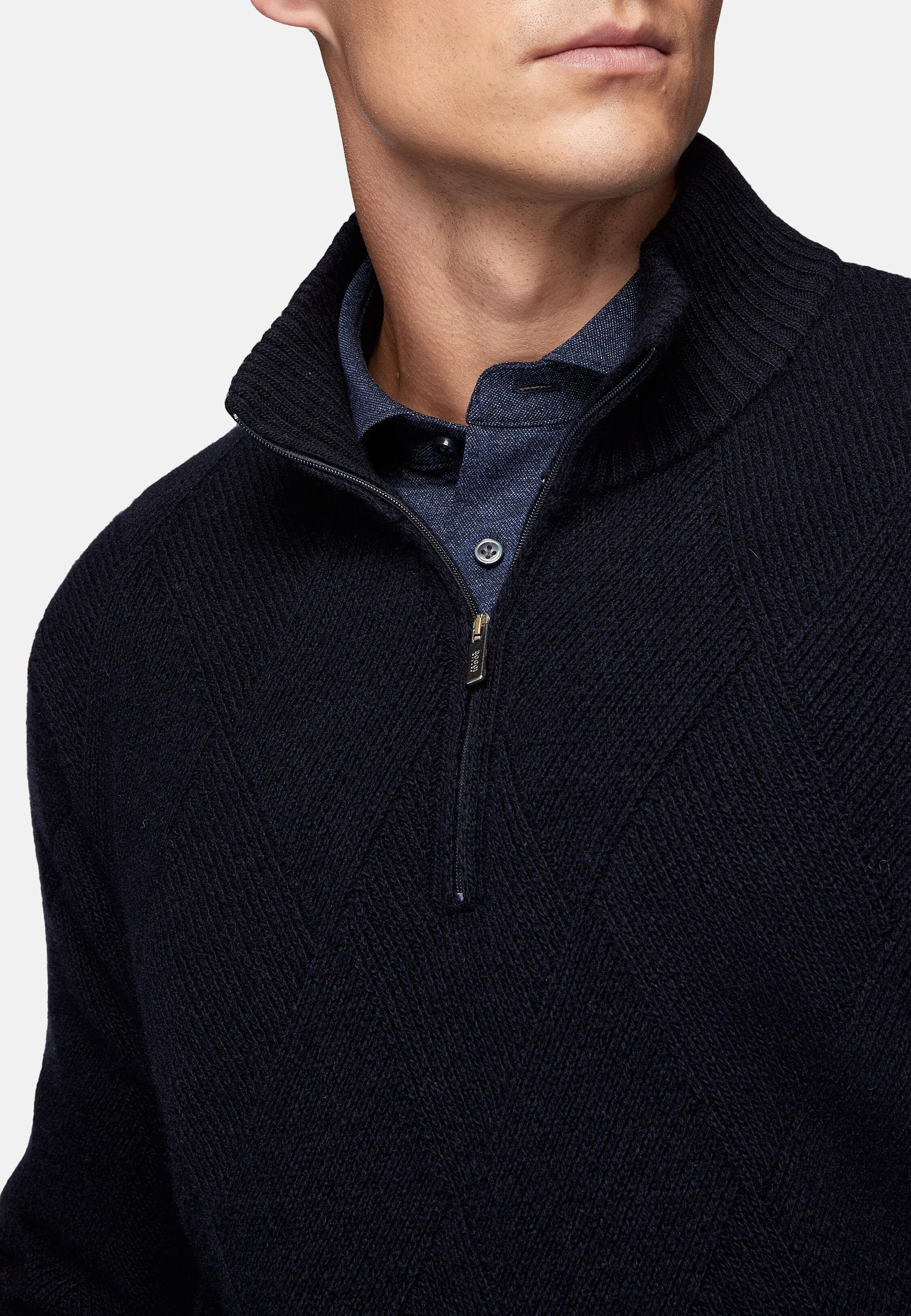 Navy Long Jumper, Navy blue, large image number 5