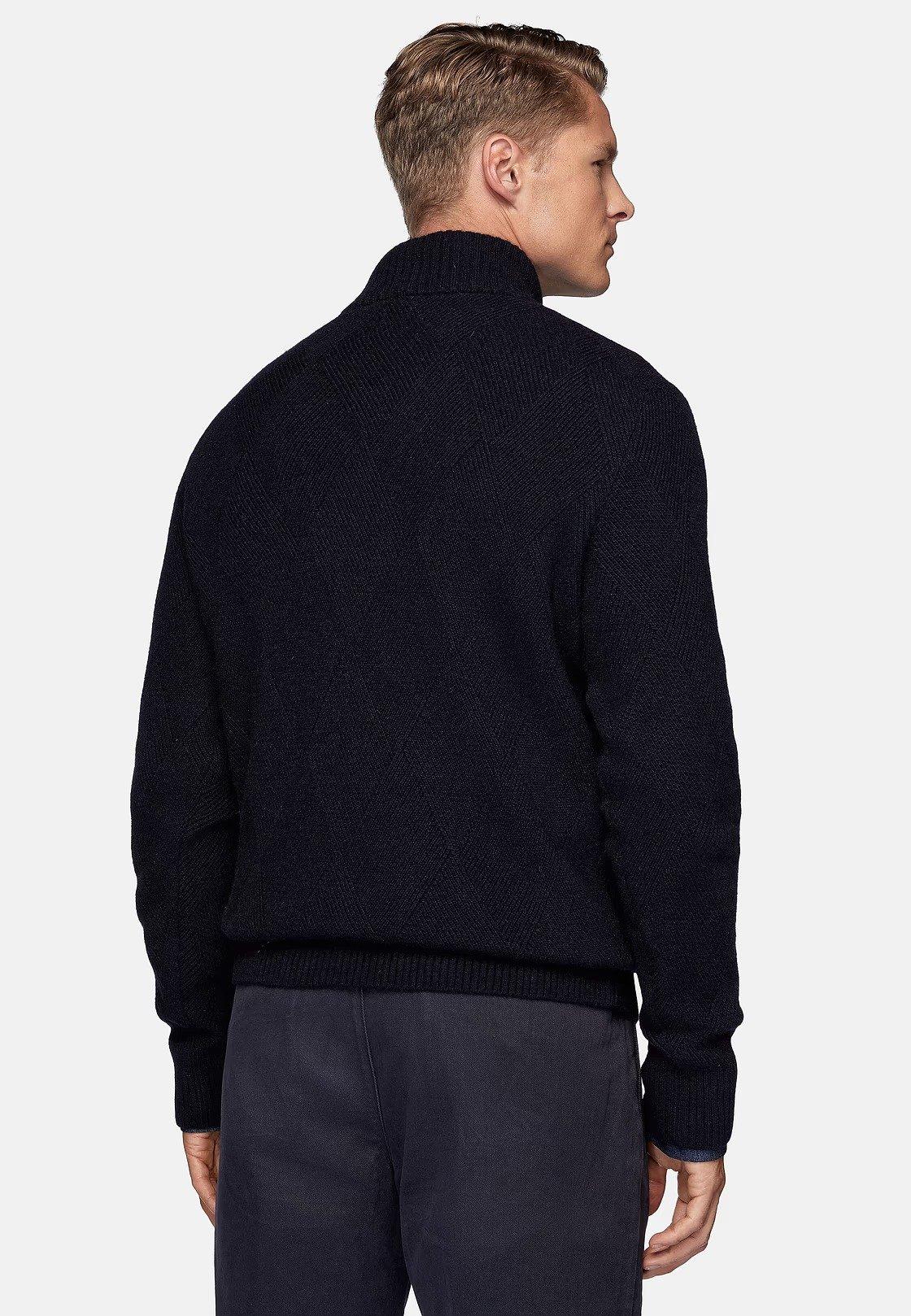 Navy Long Jumper, Navy blue, large image number 6