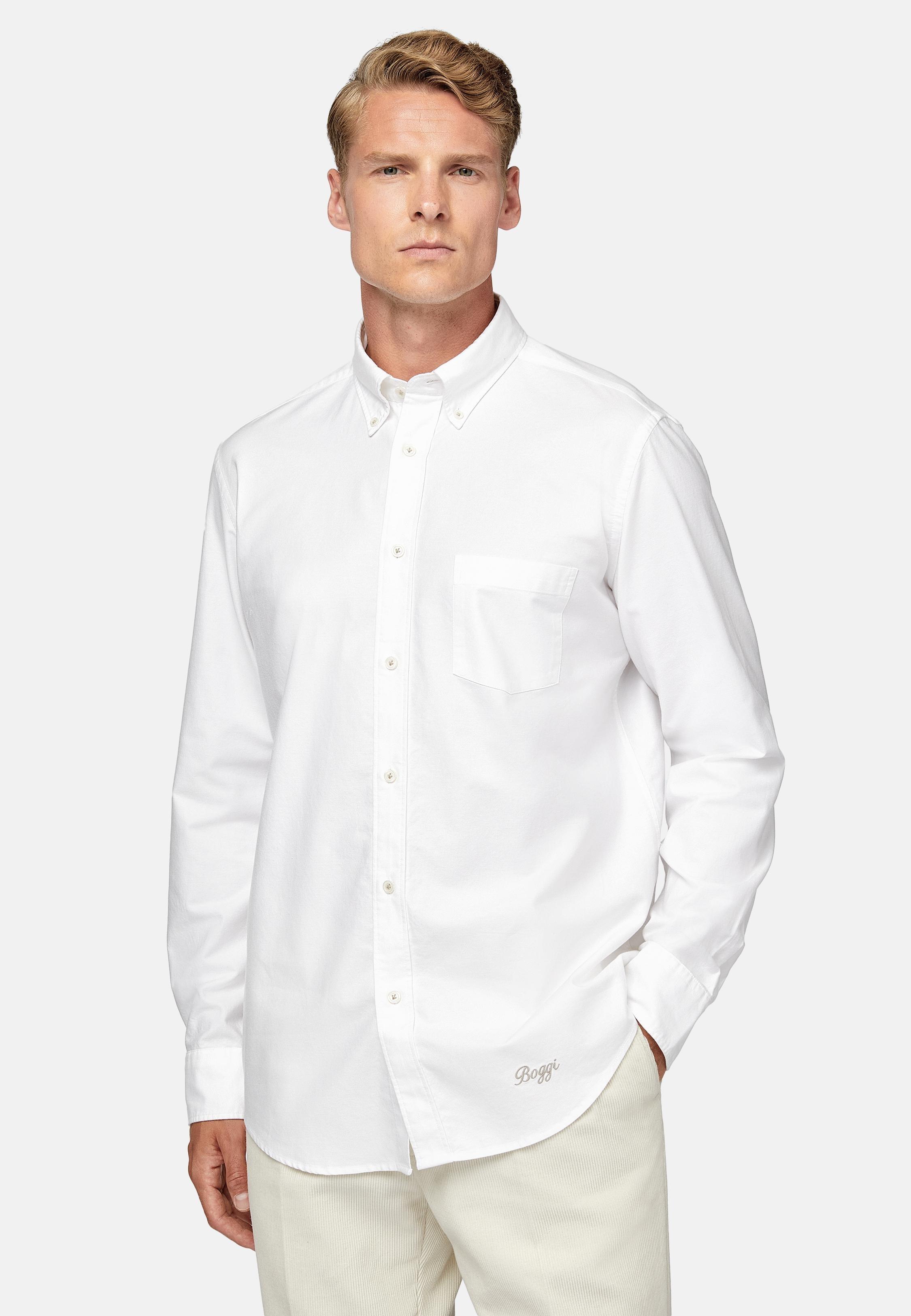 White Plain Formal Shirt, , large image number 1
