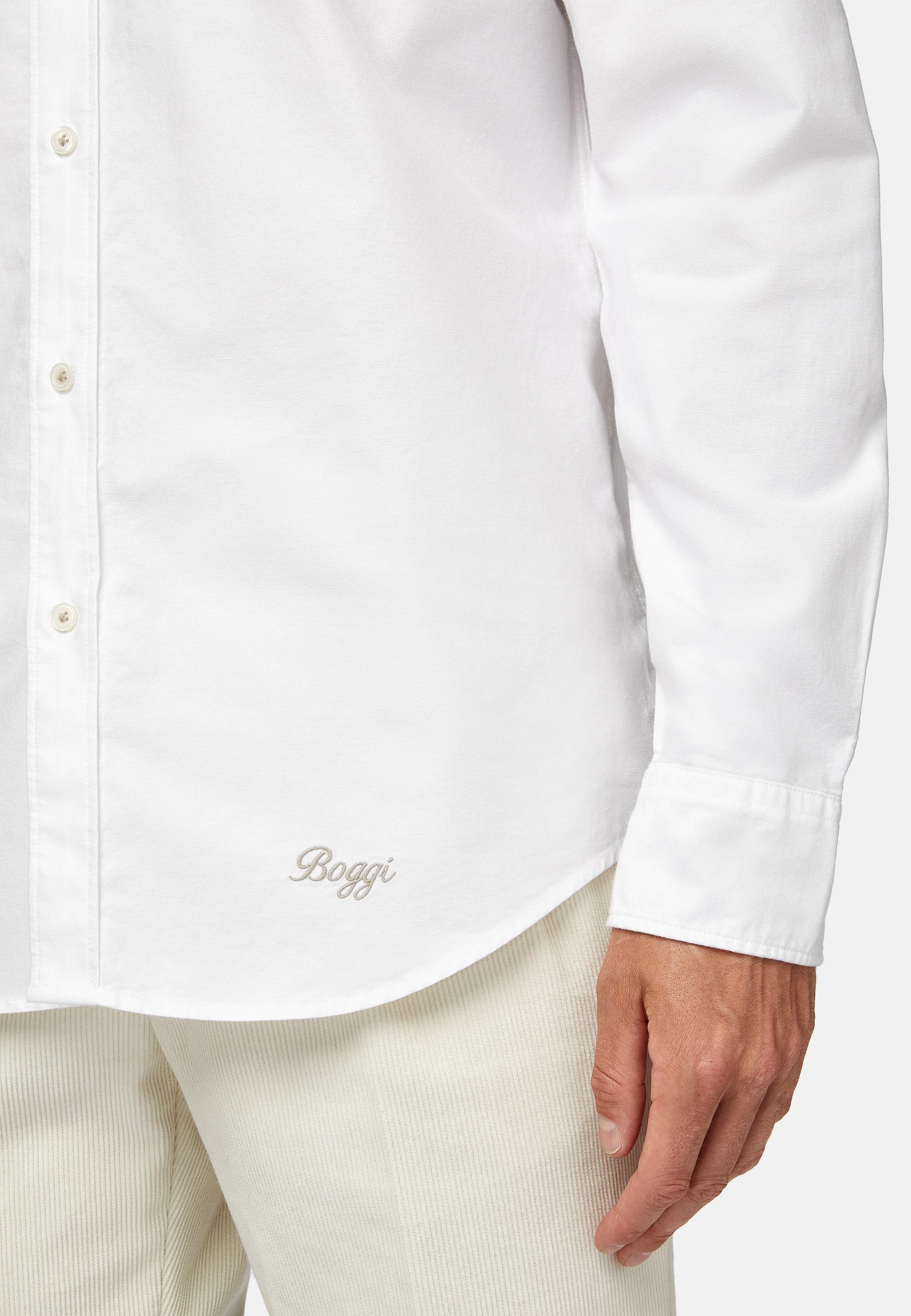 White Plain Formal Shirt, , large image number 5