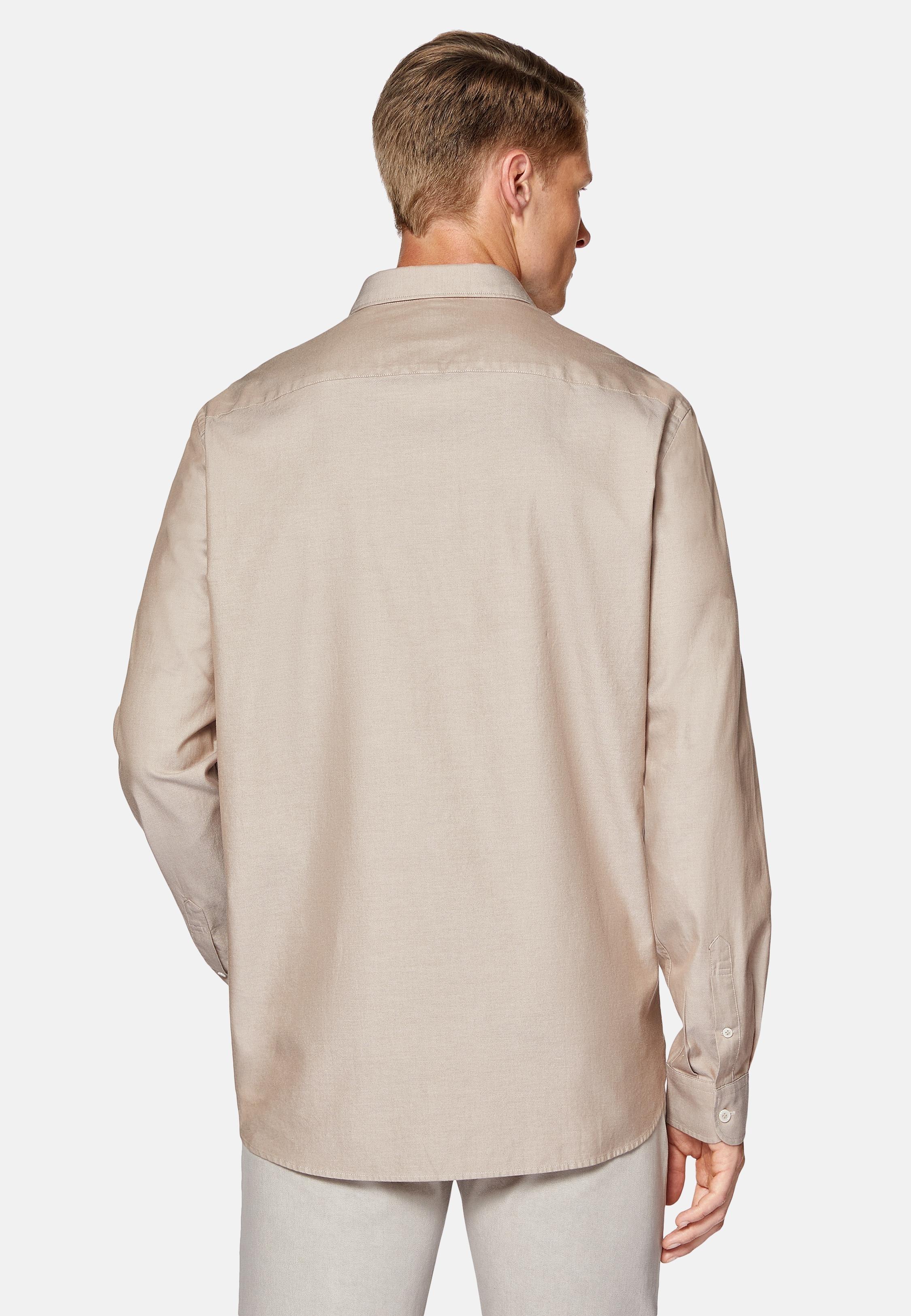 Beige Regular Fit Cotton Shirt, , large image number 2