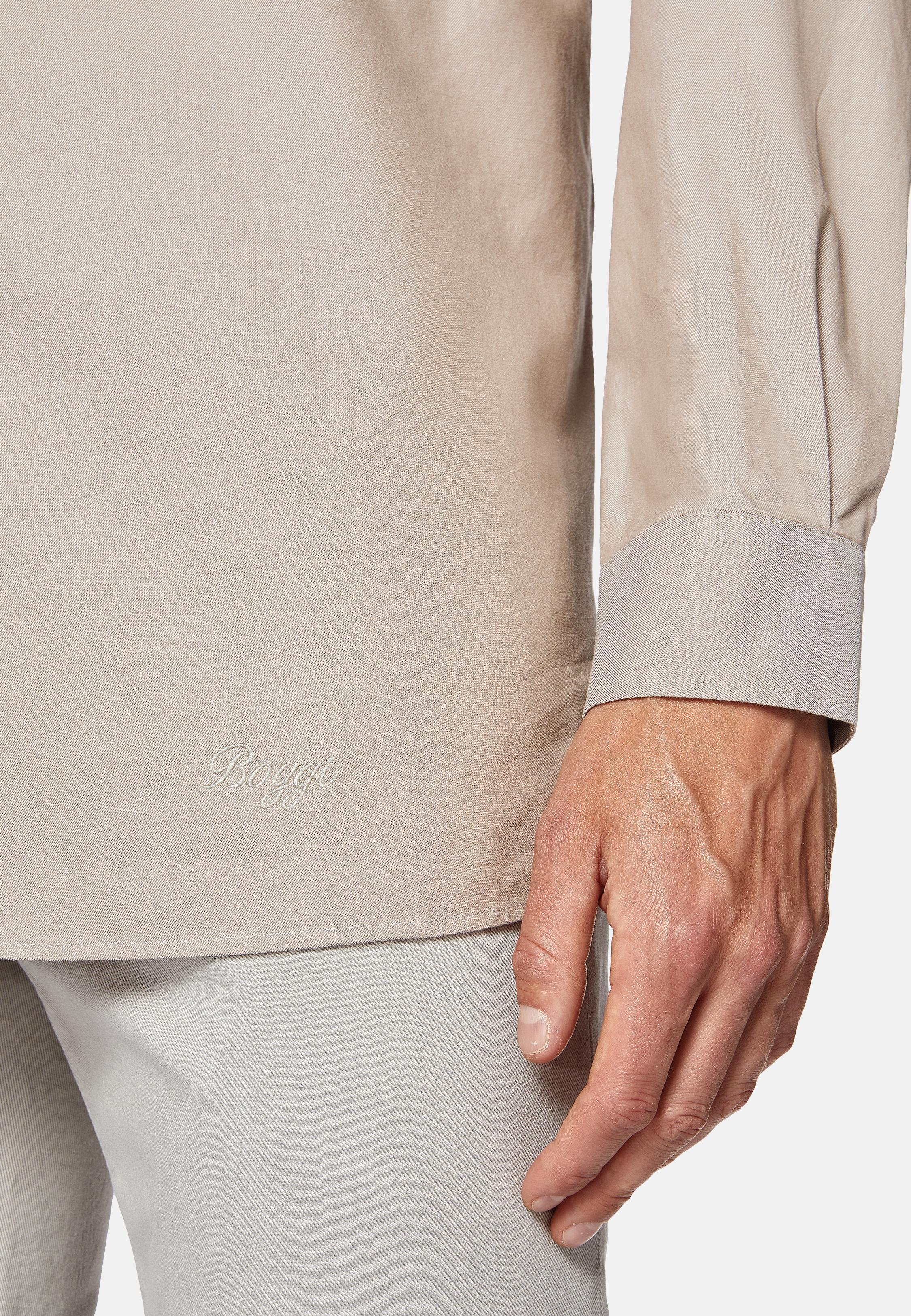 Beige Regular Fit Cotton Shirt, Beige, large image number 5