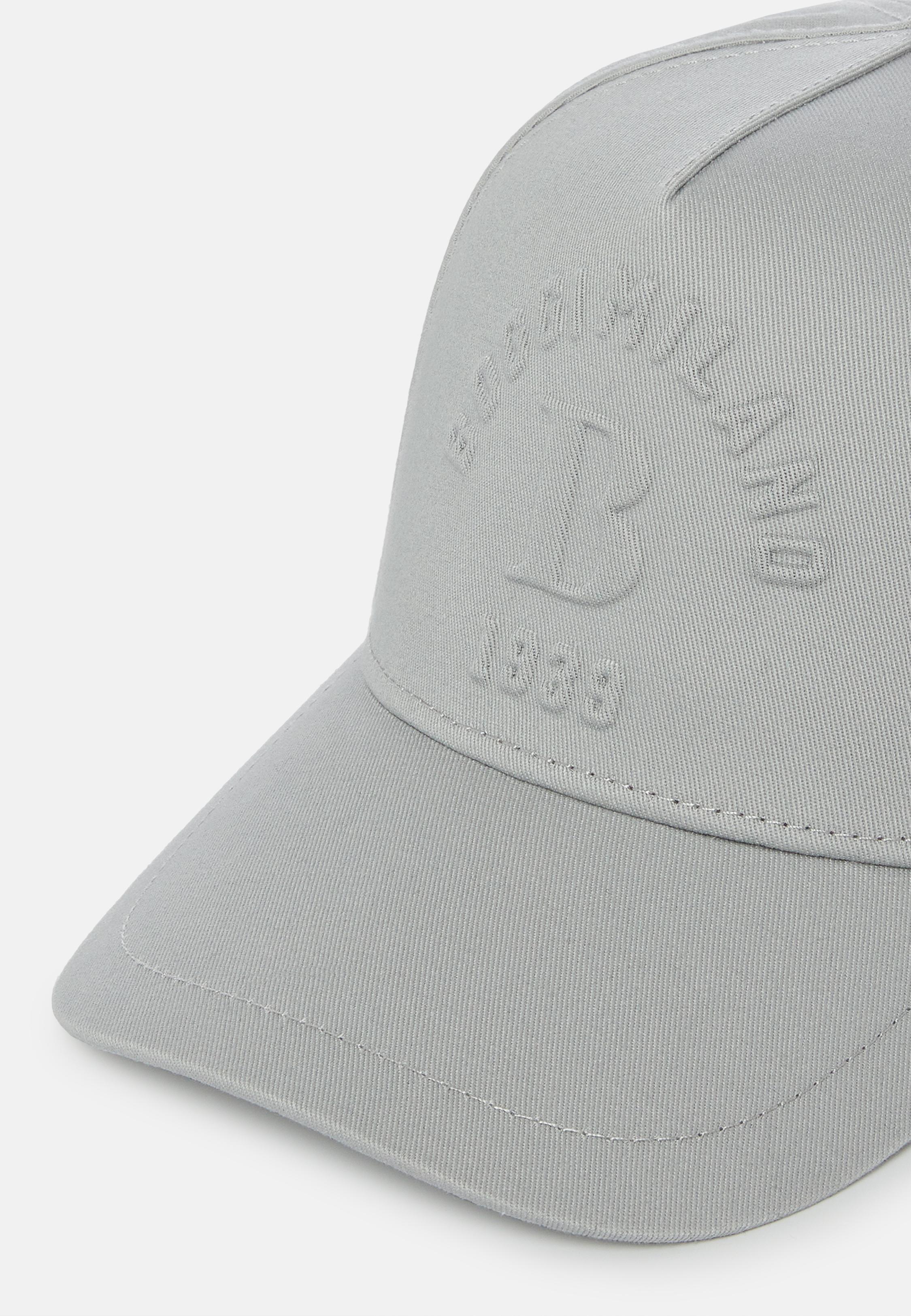 Grey Cotton Baseball Cap, , medium