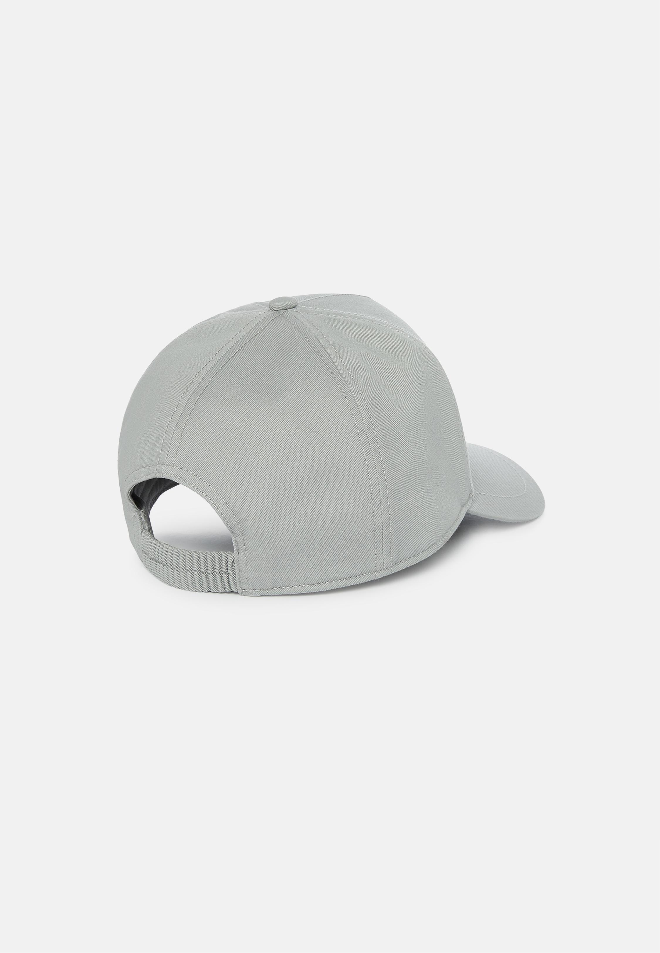 Grey Cotton Baseball Cap, Grey, medium