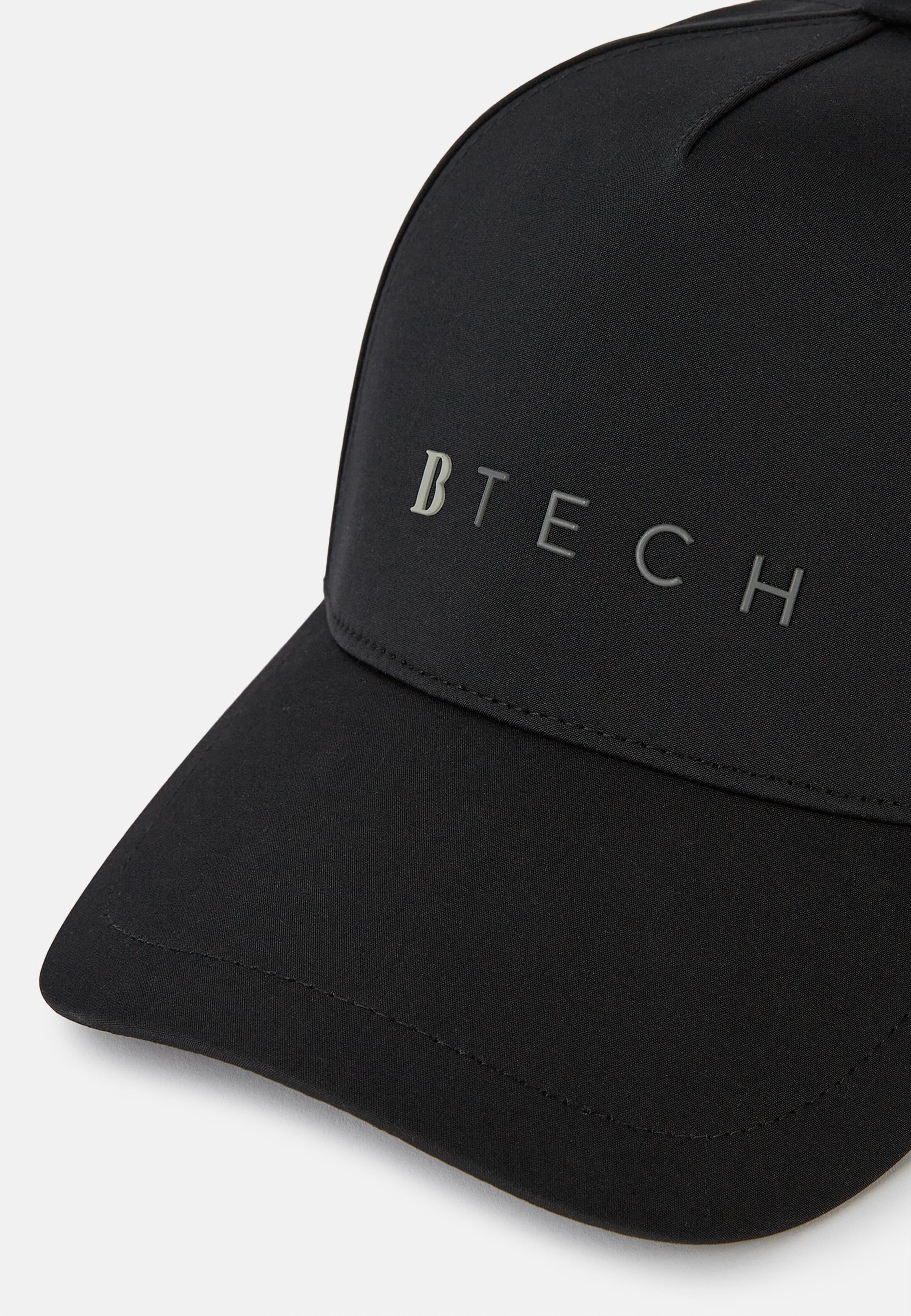 Black Technical Fabric Baseball Cap, Black, large image number 0