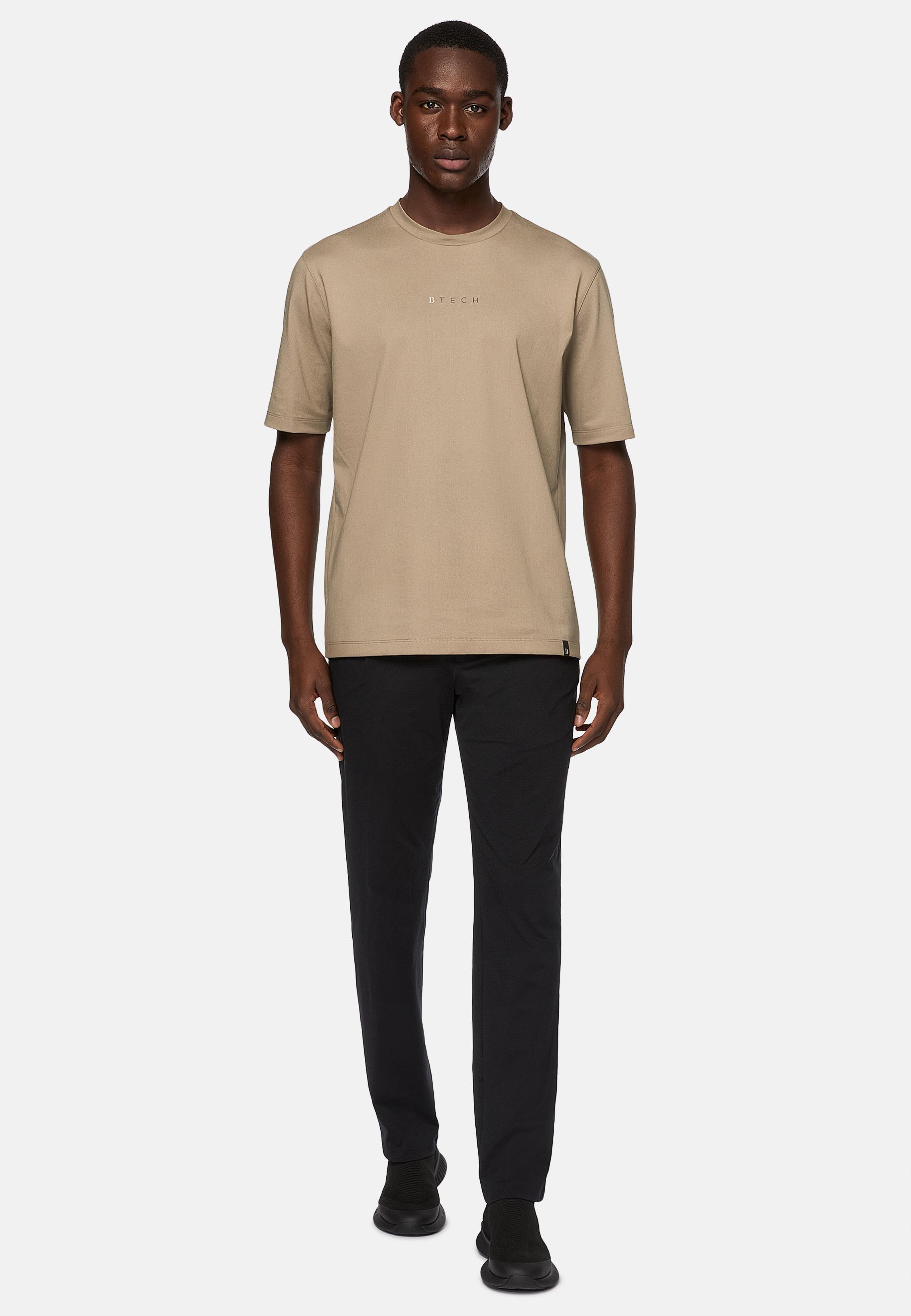 Black B-Tech Stretch Nylon Trousers, , large image number 3