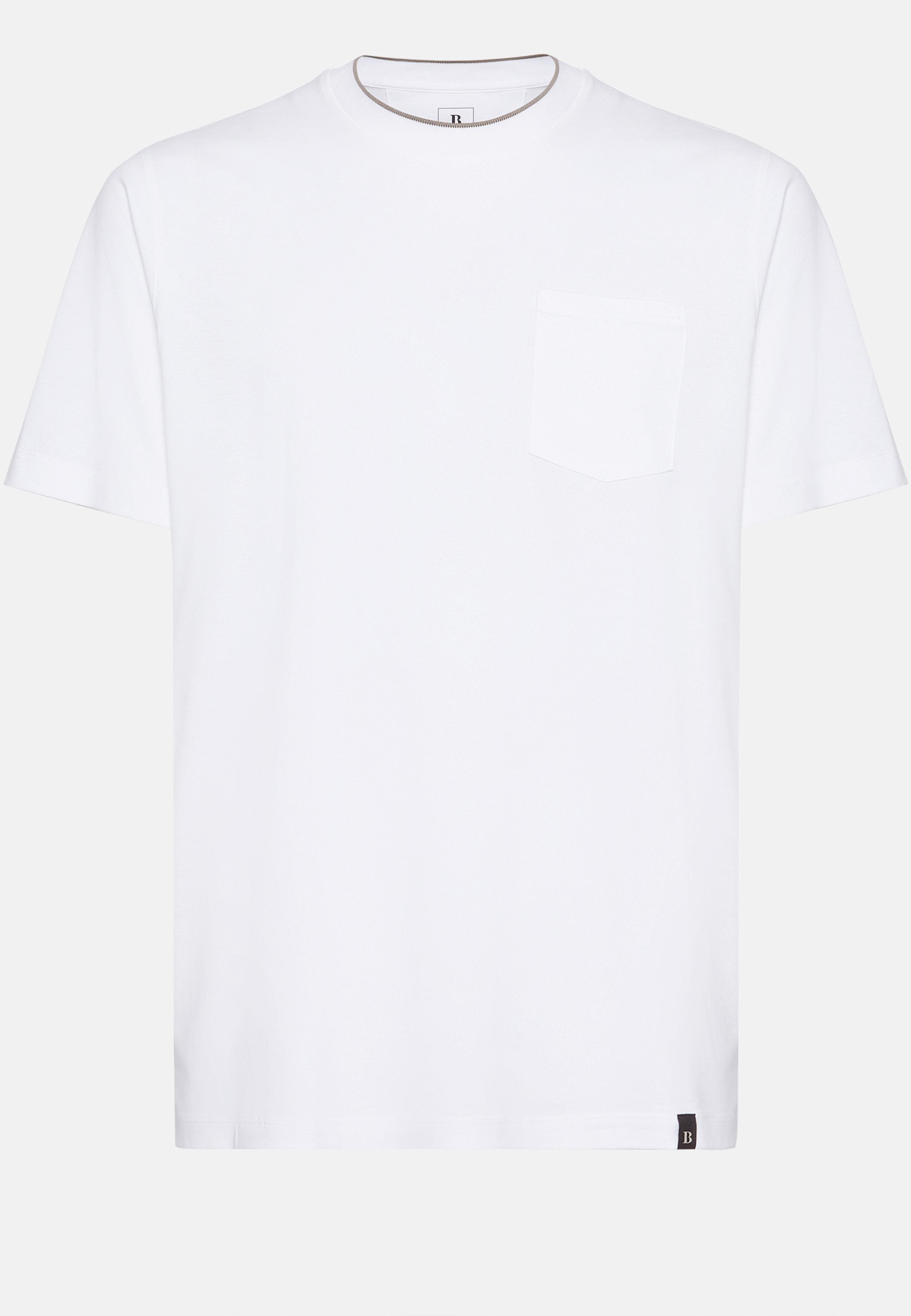White Cotton T-Shirt, White, large image number 2