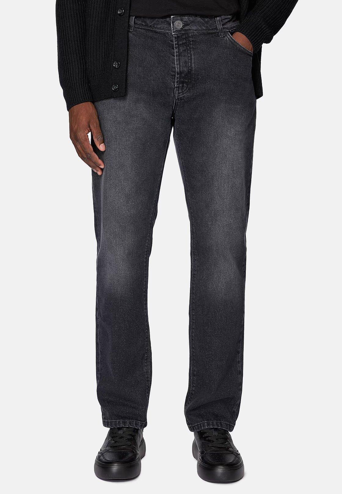 Black Solid Casual Trousers, , large image number 0
