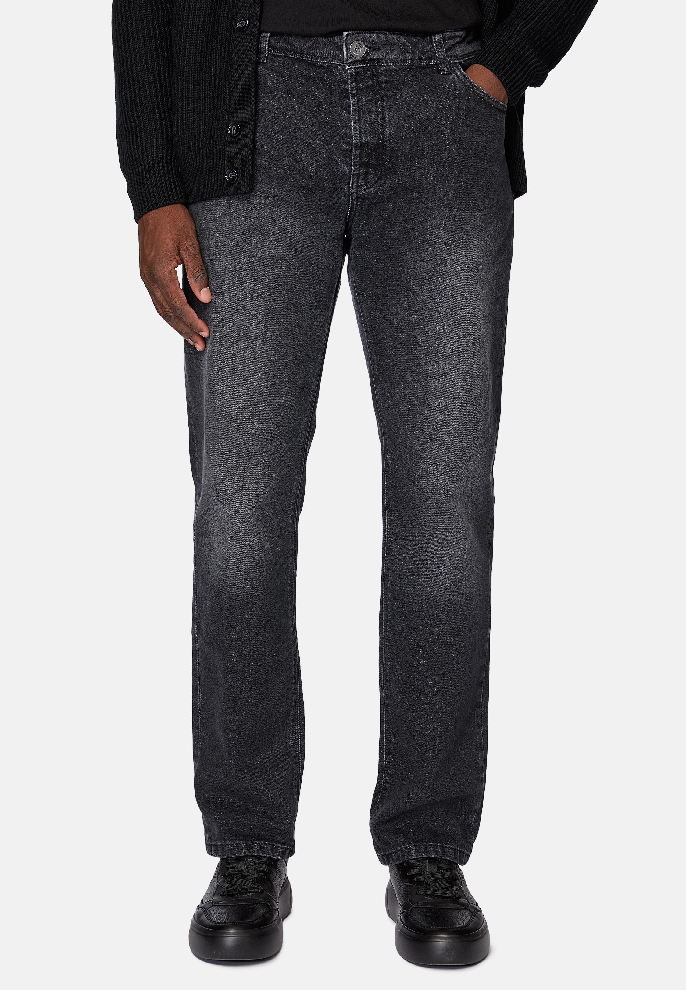Black Solid Casual Trousers, , large image number 1