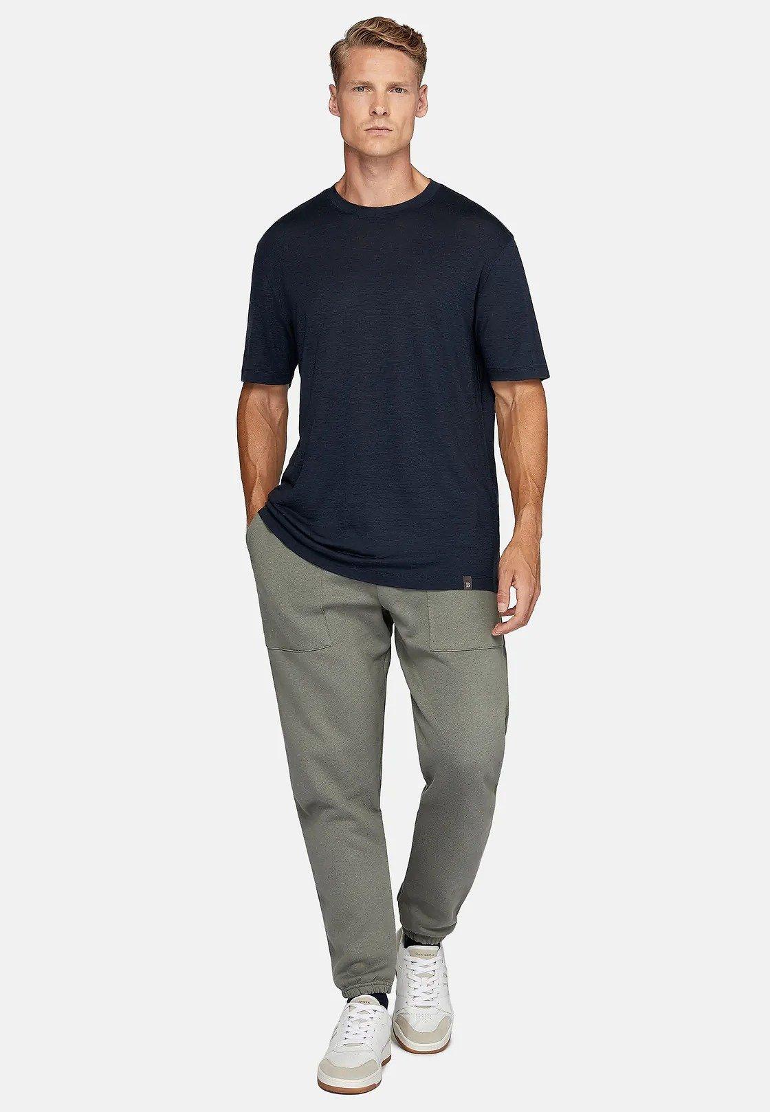 Blue Solid Basic T-Shirt, , large image number 0