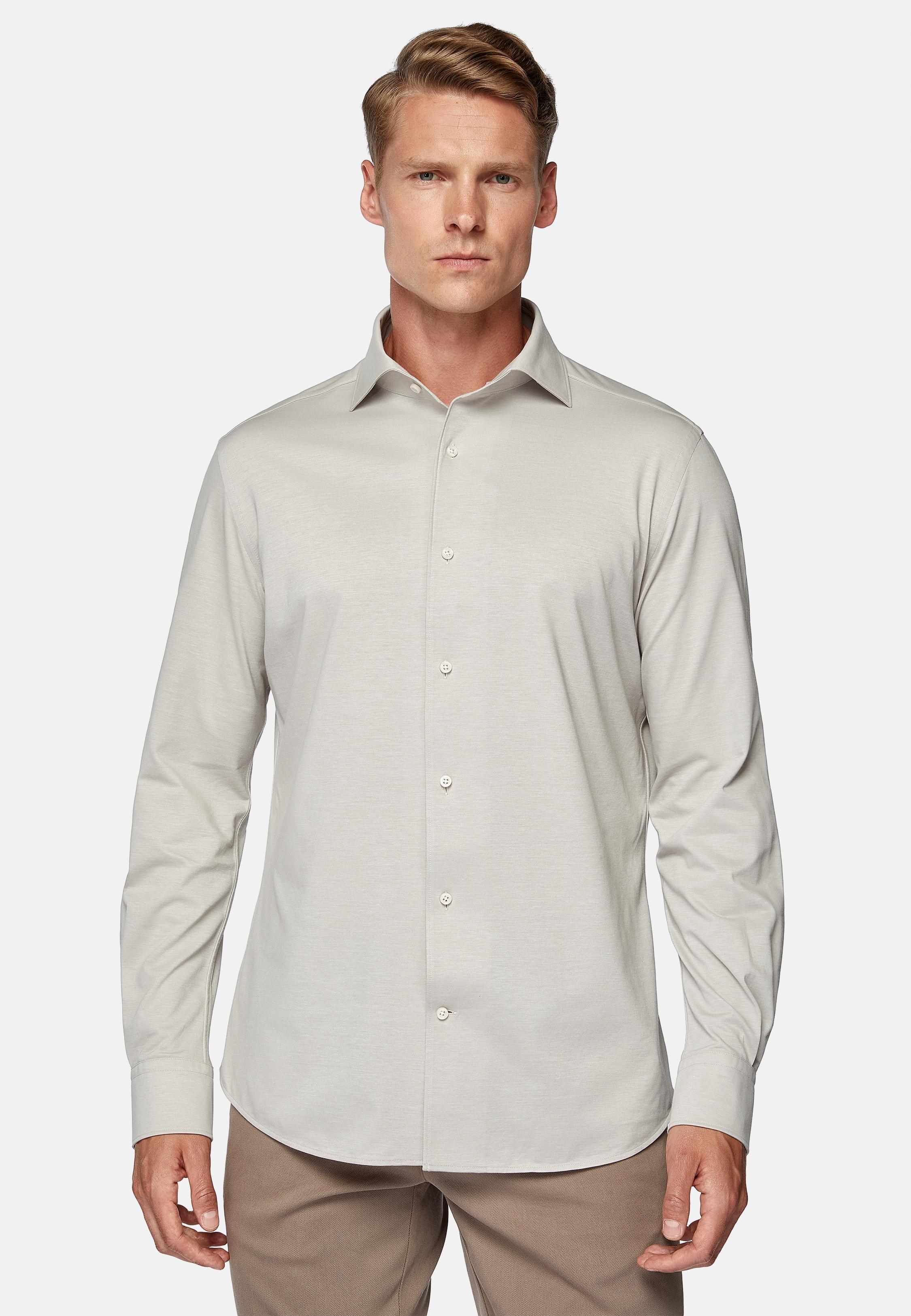 Beige Regular Fit Japanese Jersey Polo Shirt, Sand, large image number 0