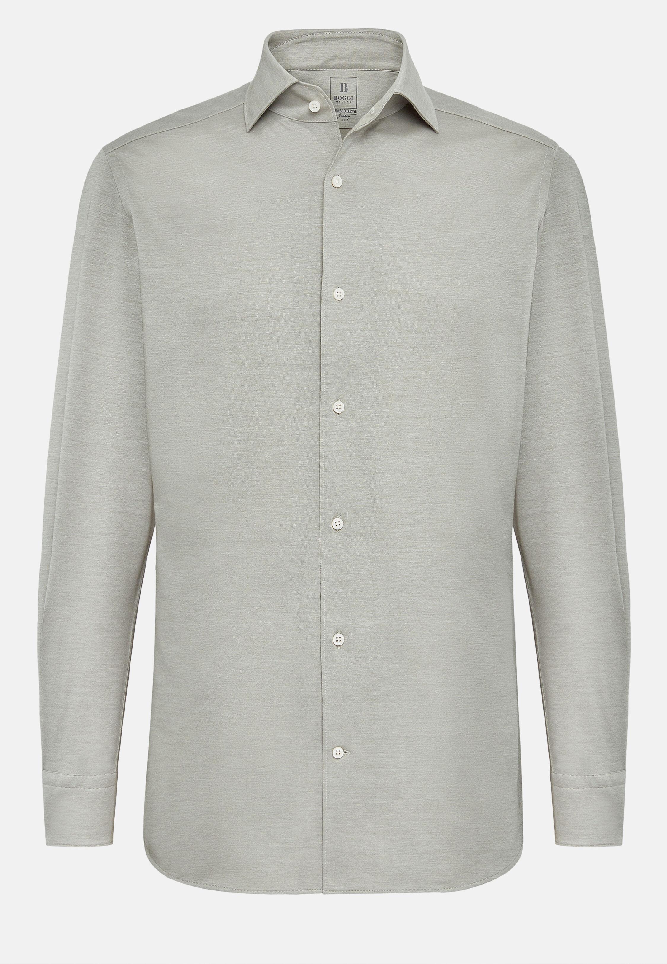 Green Regular Fit Japanese Jersey Polo Shirt, Light Green, large image number 6