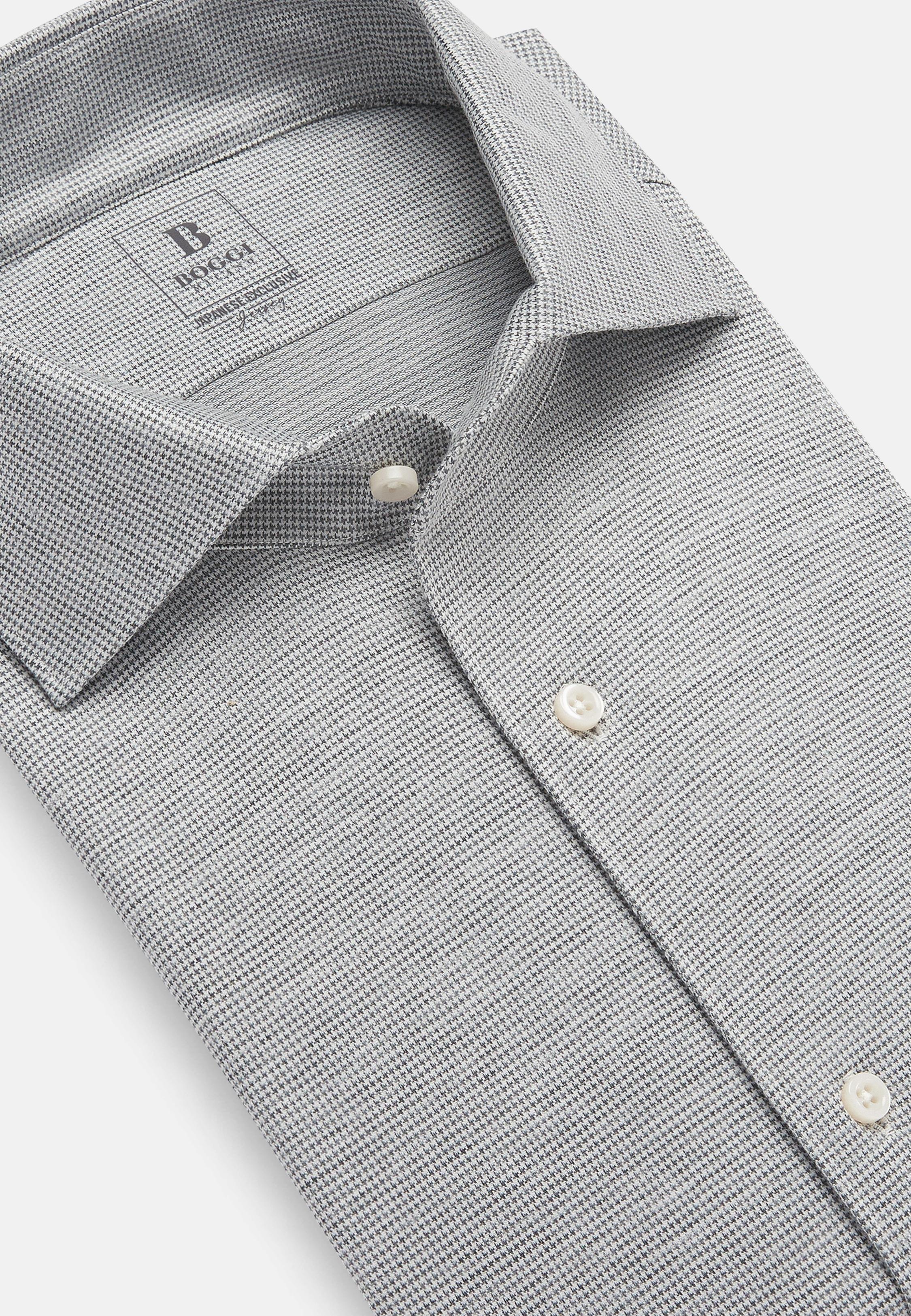 Grey Regular Fit Japanese Jersey Polo Shirt, , large image number 3