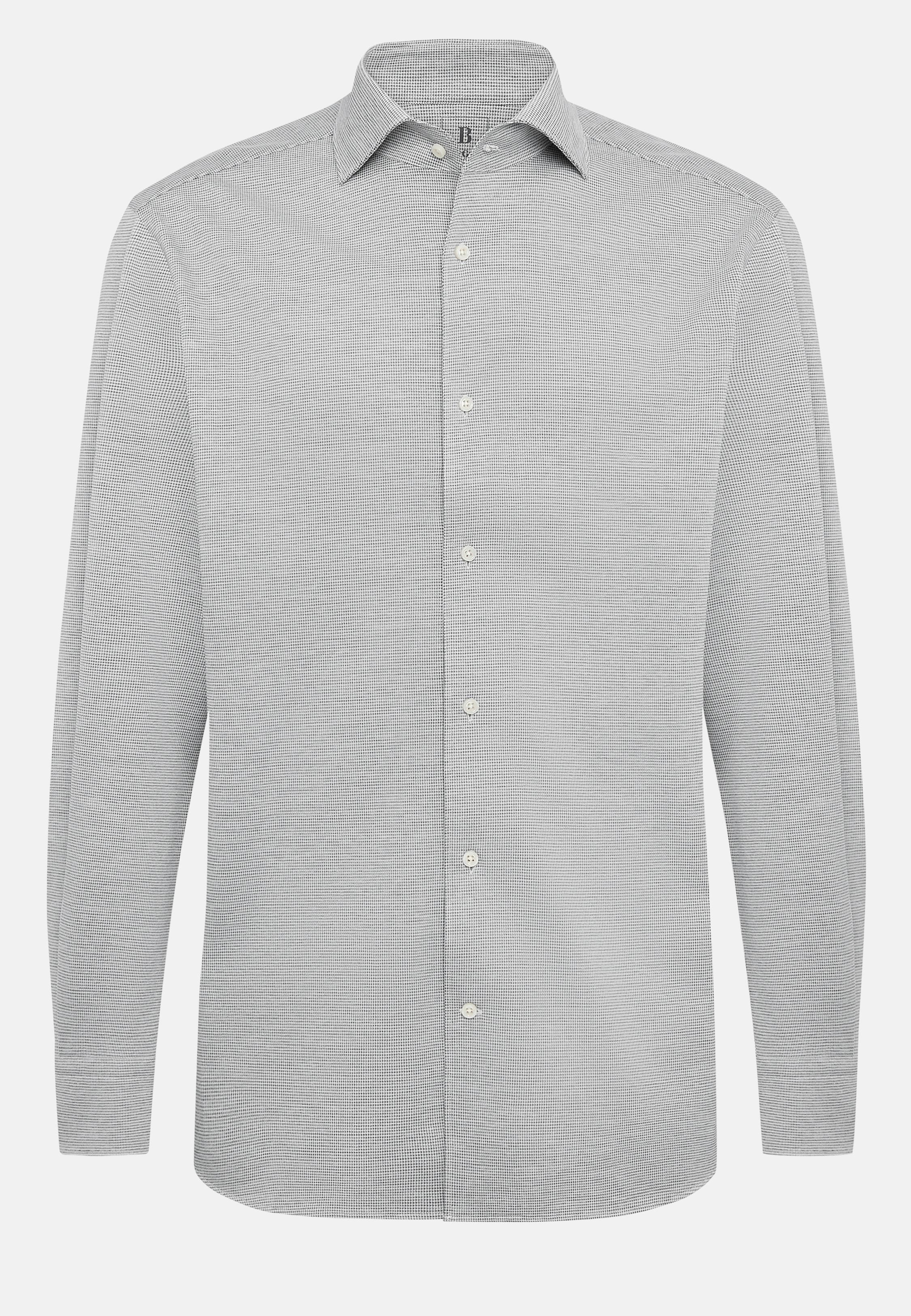 Grey Regular Fit Japanese Jersey Polo Shirt, , large image number 4