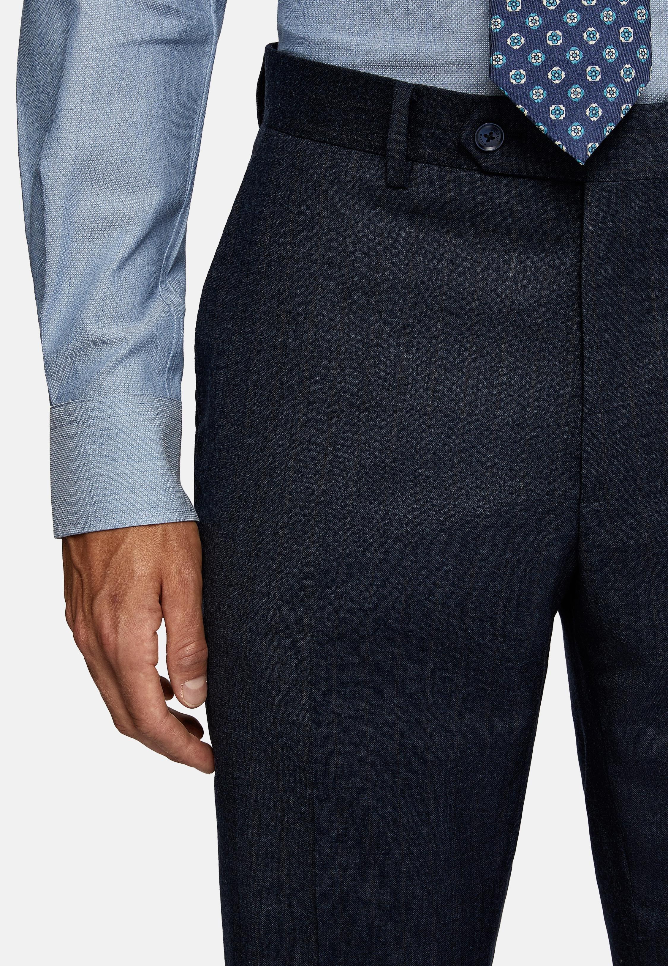 Navy Solid Suit, Navy blue, large image number 7