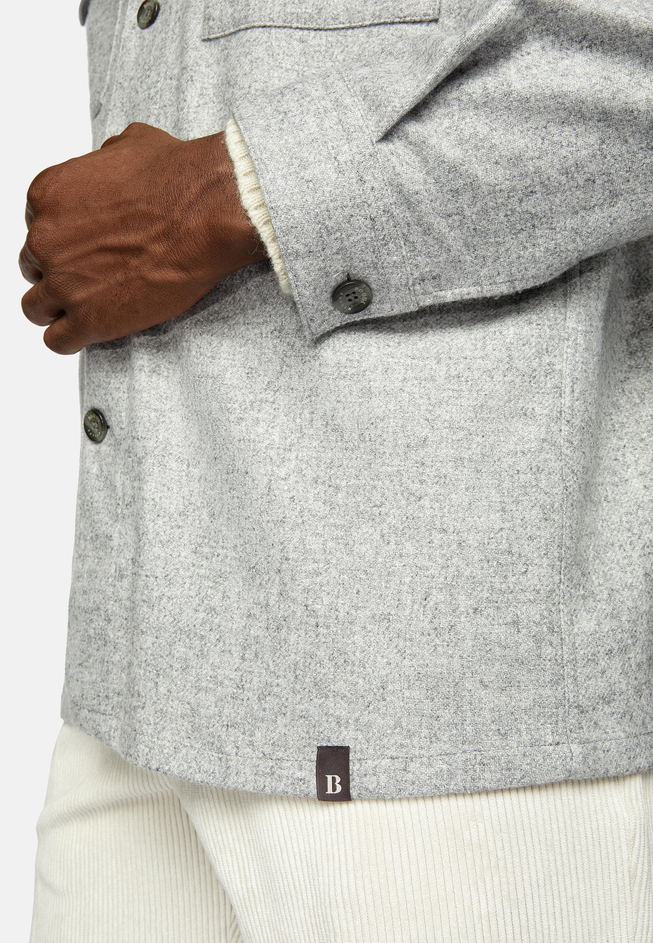 Wool Textured Shacket, , large image number 2
